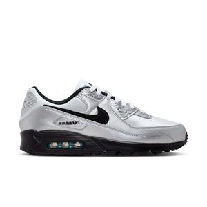Nike Air Max 90 Premium "Chrome/Black/Gamma Blue" Men's Shoe