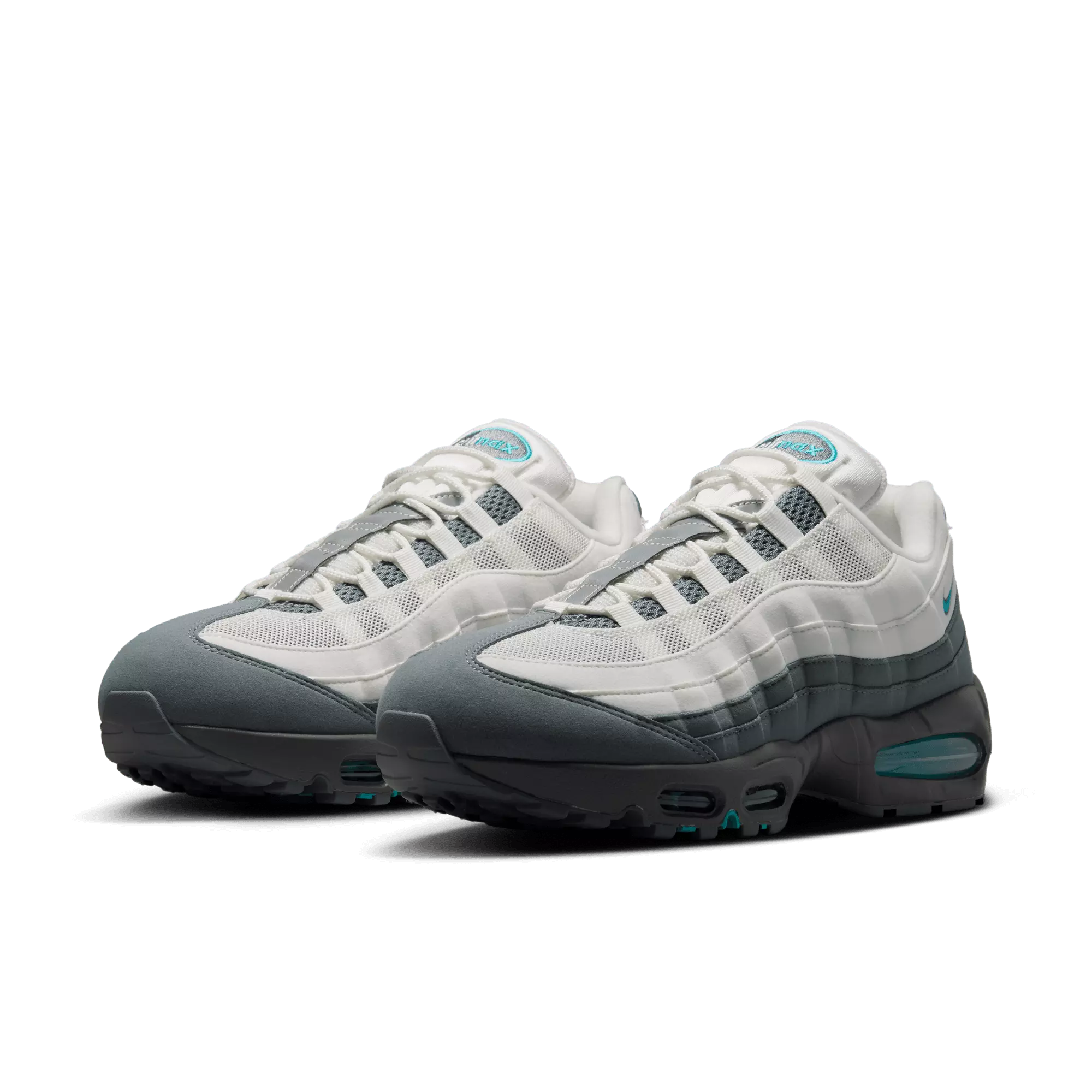 Nike Air Max 95 Big Bubble OG "Summit White/Dusty Cactus/Smoke Grey" Men's Shoe - WHITE/BLUE