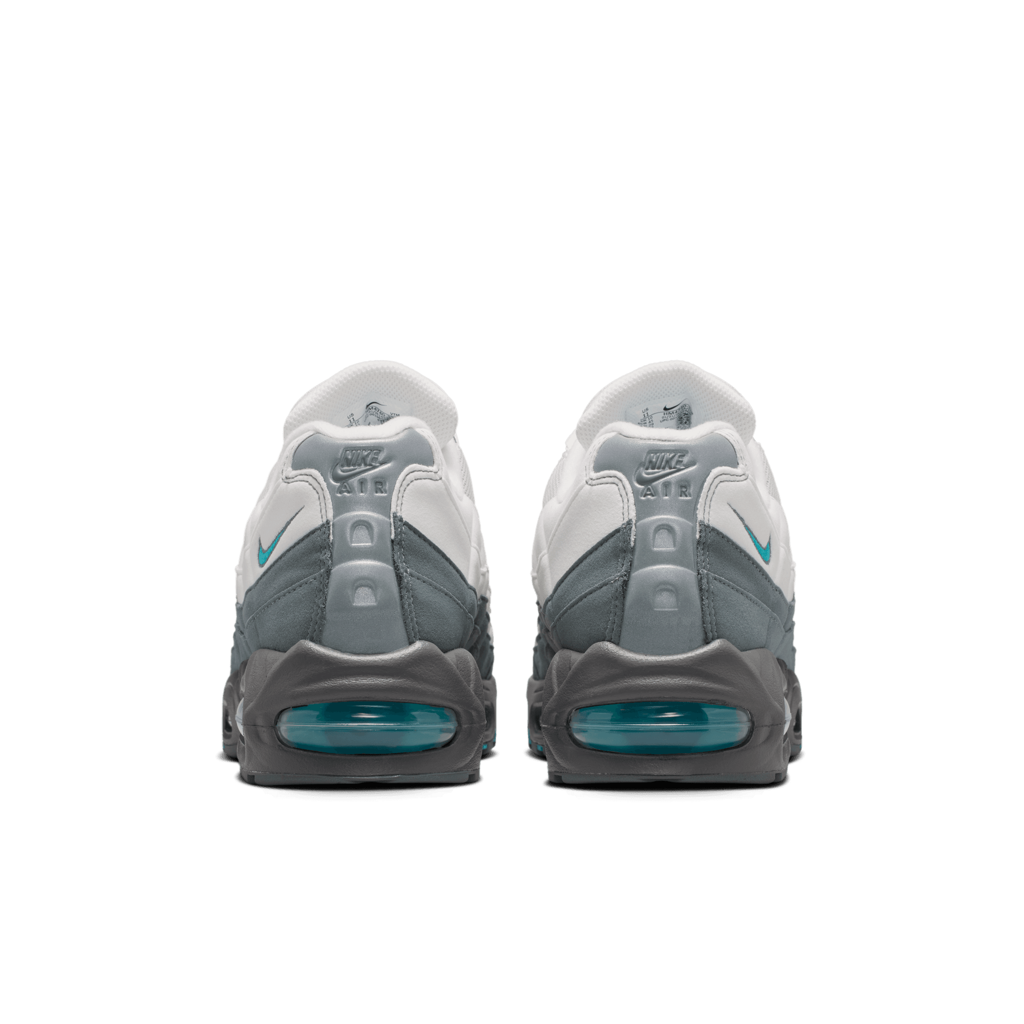 Nike Air Max 95 Big Bubble OG "Summit White/Dusty Cactus/Smoke Grey" Men's Shoe - WHITE/BLUE Thumbnail View 7