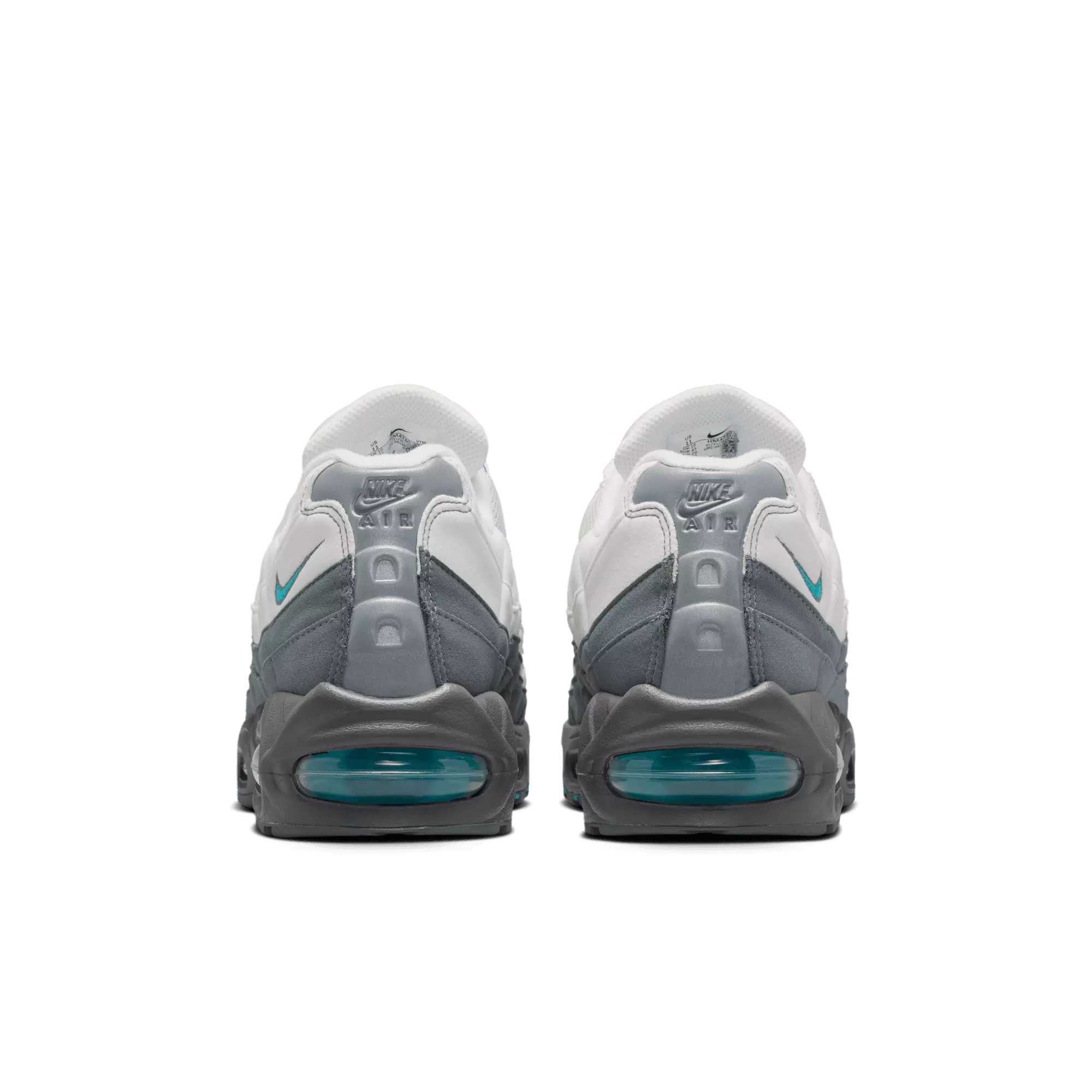 Nike Air Max 95 Big Bubble OG "Summit White/Dusty Cactus/Smoke Grey" Men's Shoe - WHITE/BLUE