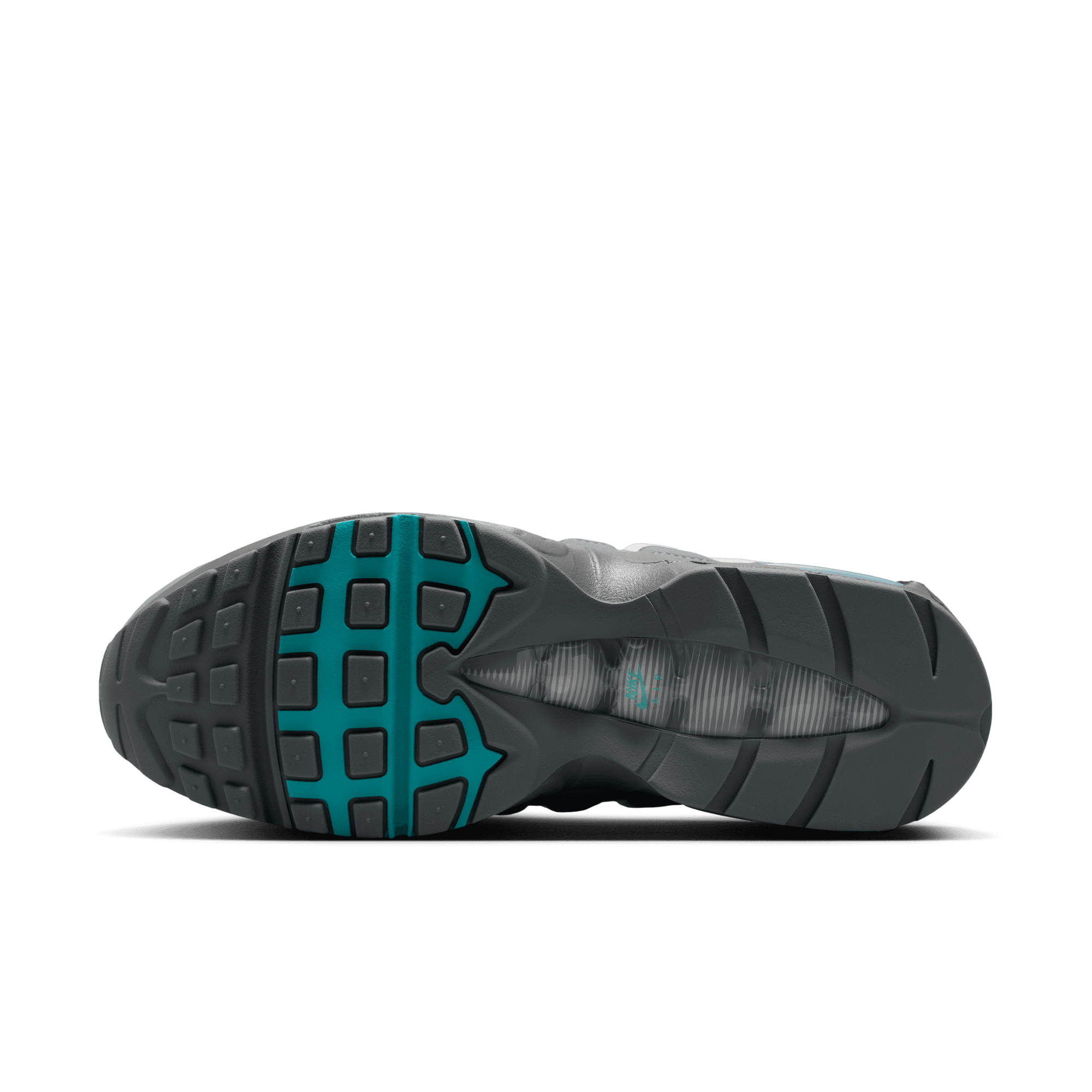 Nike Air Max 95 Big Bubble OG "Summit White/Dusty Cactus/Smoke Grey" Men's Shoe - WHITE/BLUE Thumbnail View 8