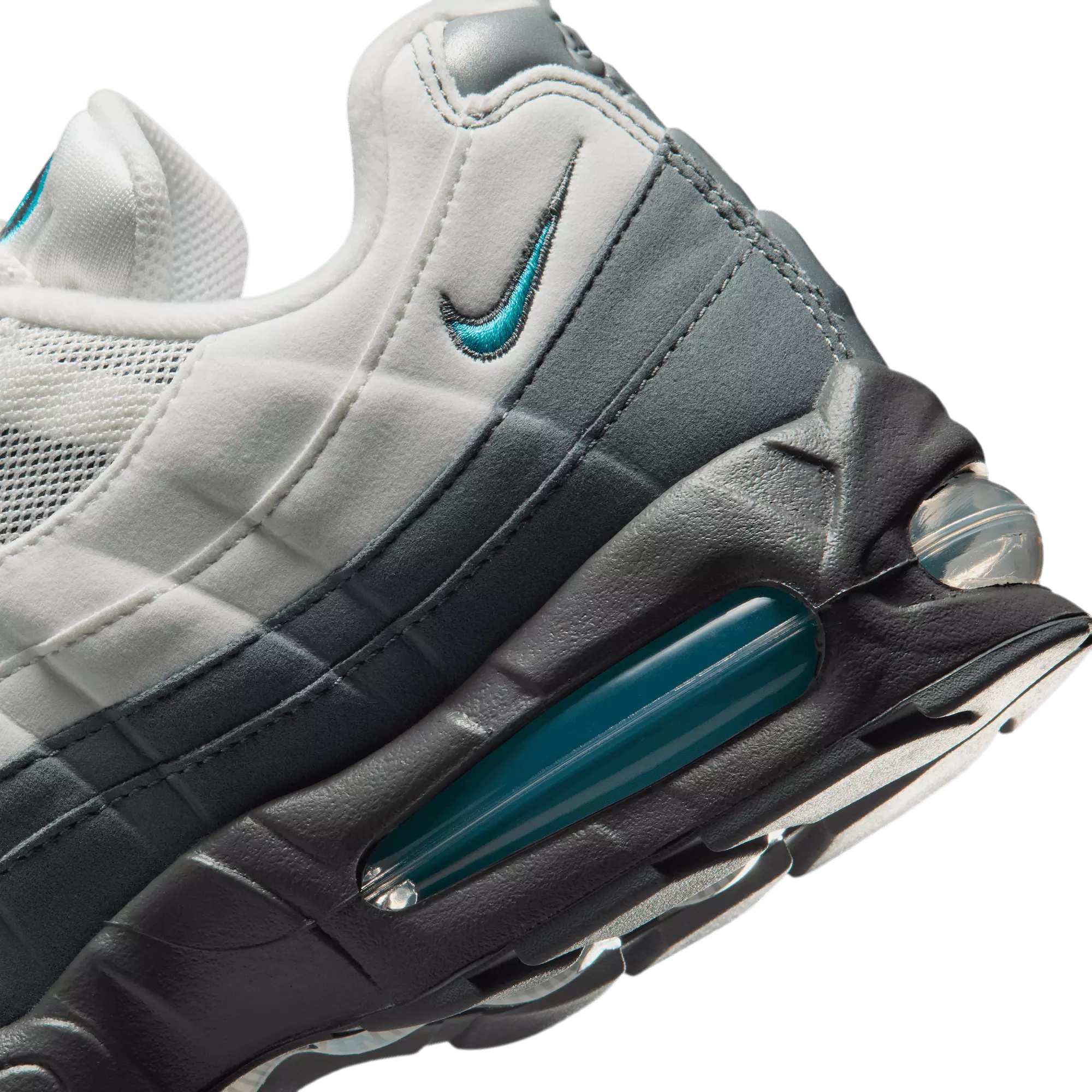 Nike Air Max 95 Big Bubble OG "Summit White/Dusty Cactus/Smoke Grey" Men's Shoe - WHITE/BLUE