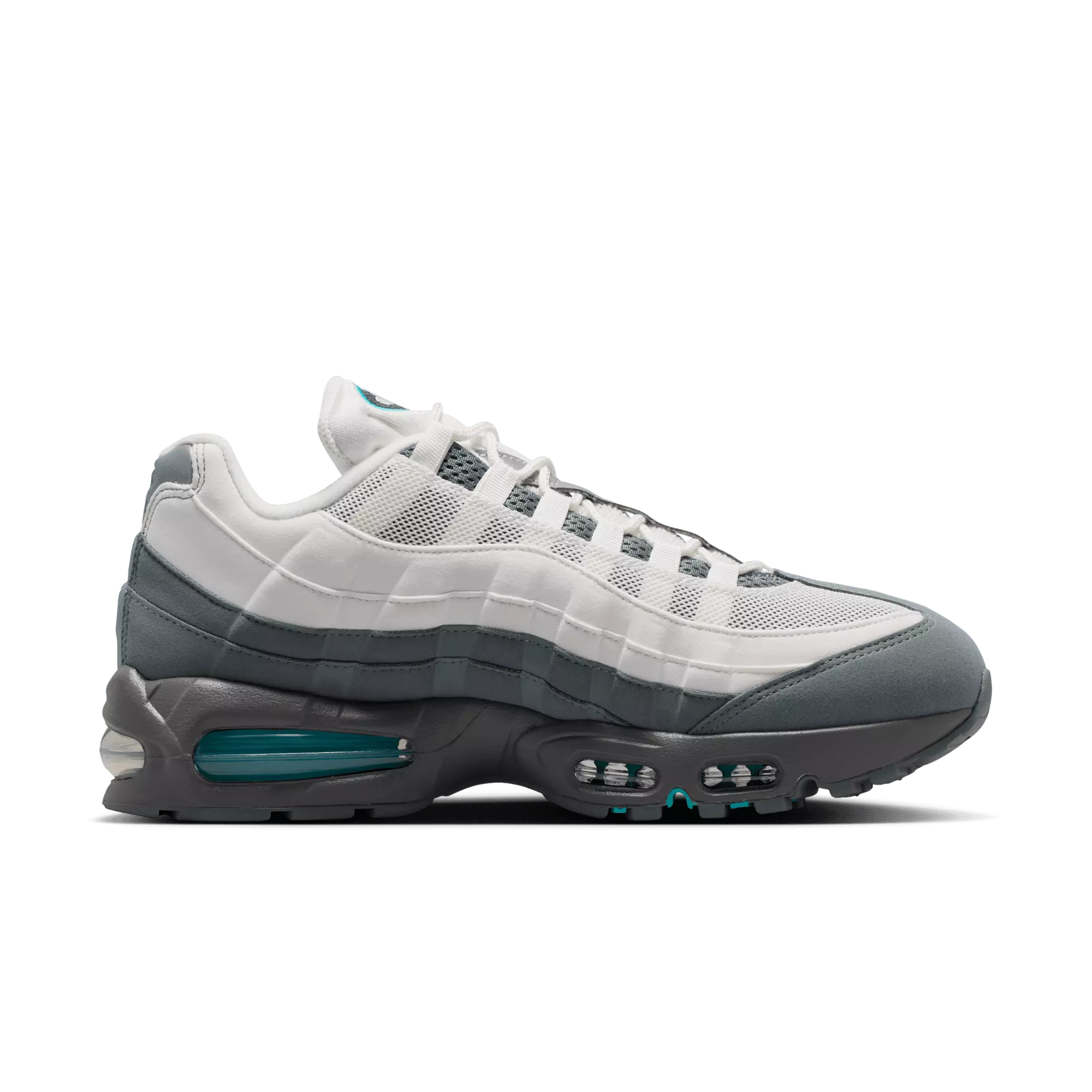 Nike Air Max 95 Big Bubble OG "Summit White/Dusty Cactus/Smoke Grey" Men's Shoe - WHITE/BLUE