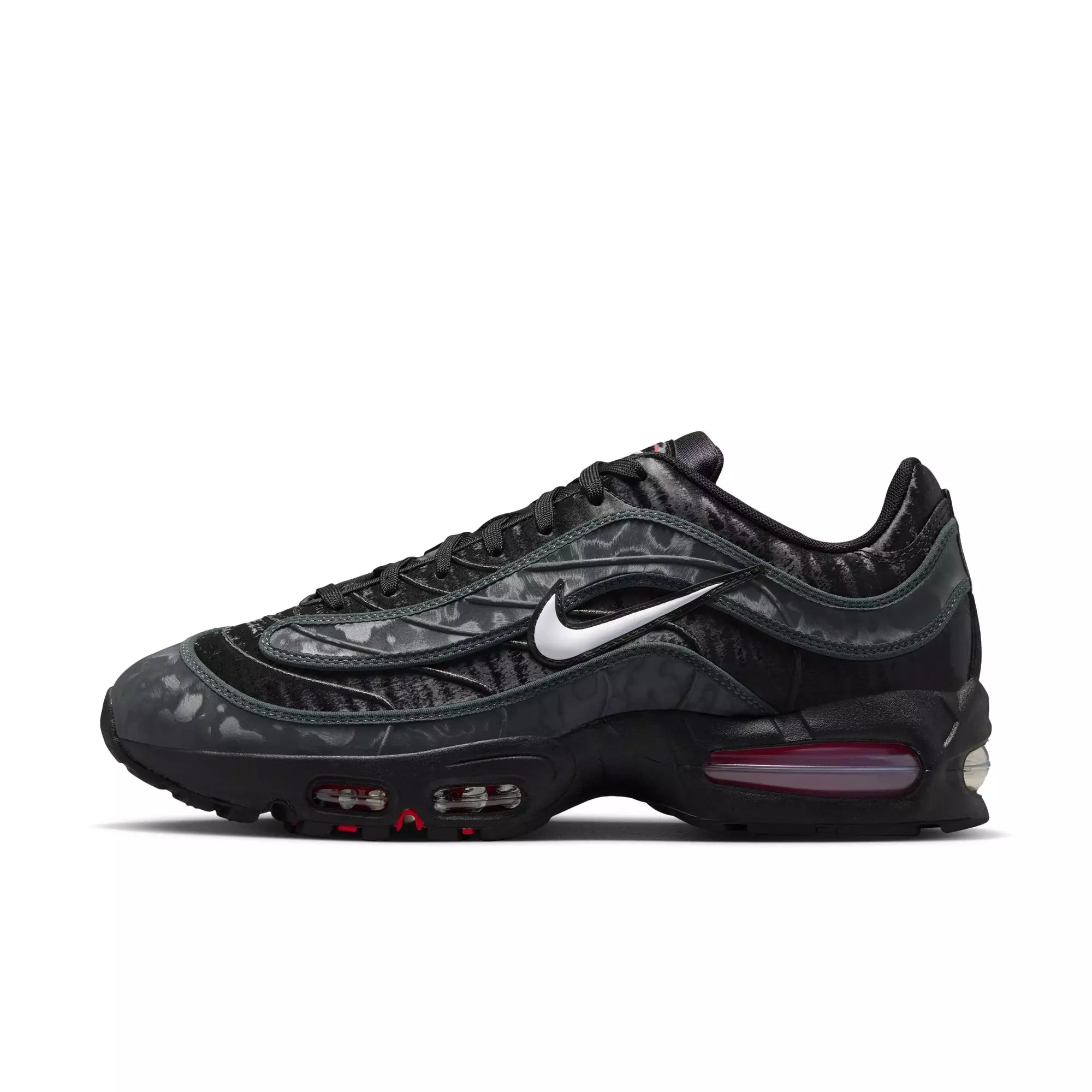 Nike Air Max Joga Bonito "Black" Men's Shoe - BLACK/WHITE/UNIVERSITY RED/DK SMOKE GREY