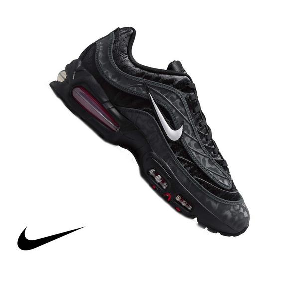 Nike Air Max Joga Bonito "Black" Men's Shoe - BLACK/WHITE/UNIVERSITY RED/DK SMOKE GREY