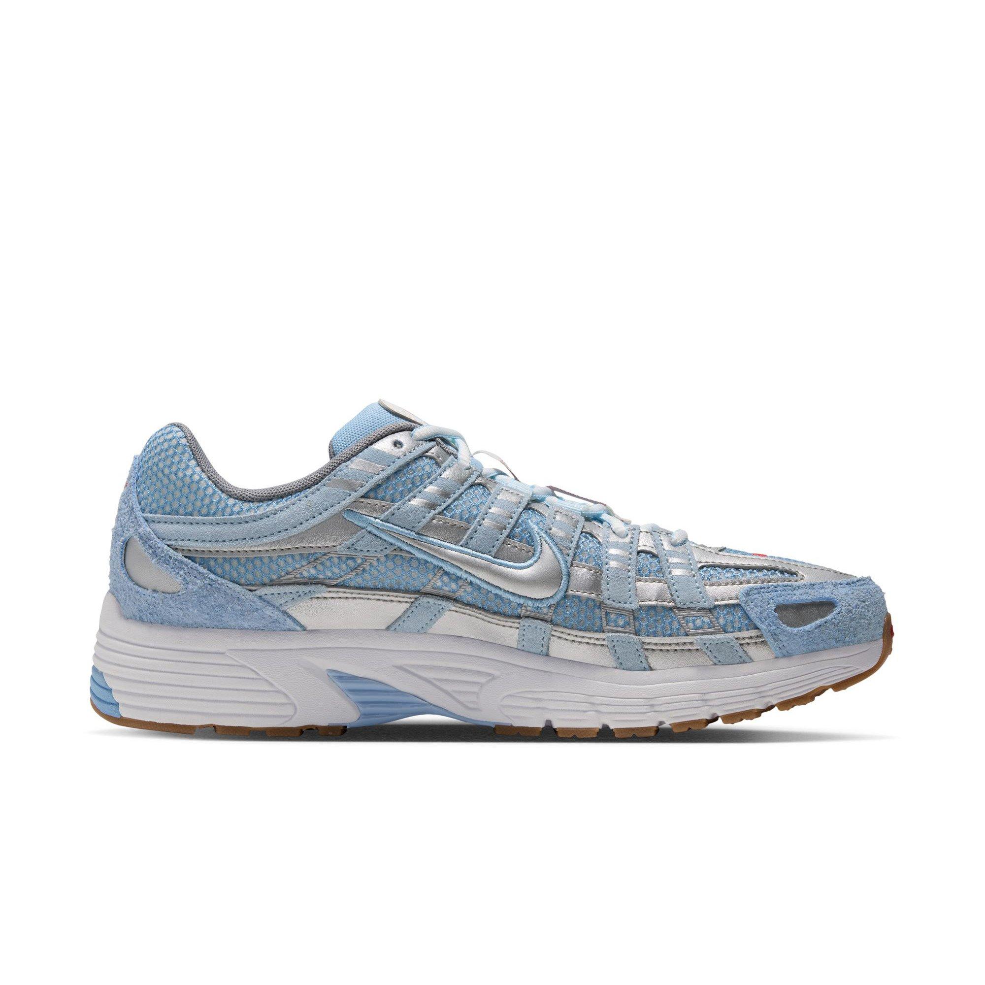 Nike P-6000 "Soft Blue/Metallic Silver/Summit White" Men's Shoe - WHITE/BLUE/SILVER
