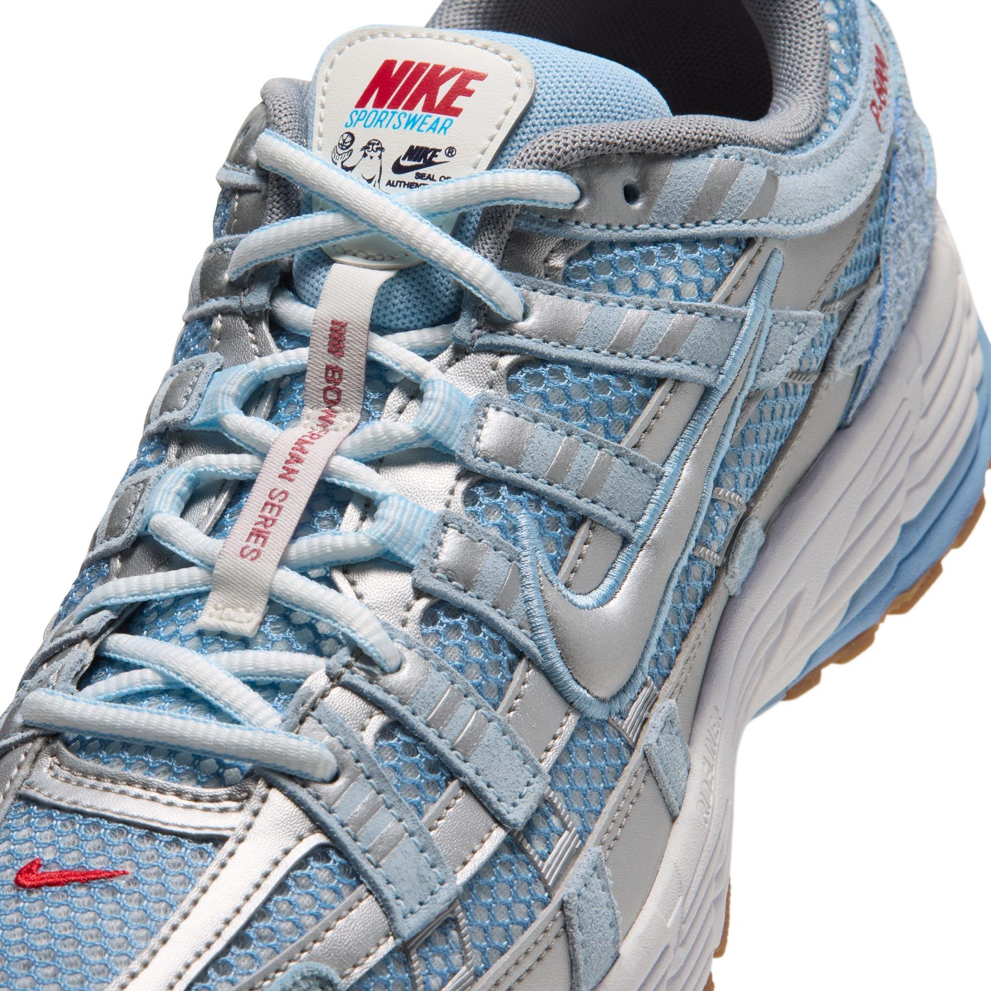 Nike P-6000 "Soft Blue/Metallic Silver/Summit White" Men's Shoe - WHITE/BLUE/SILVER