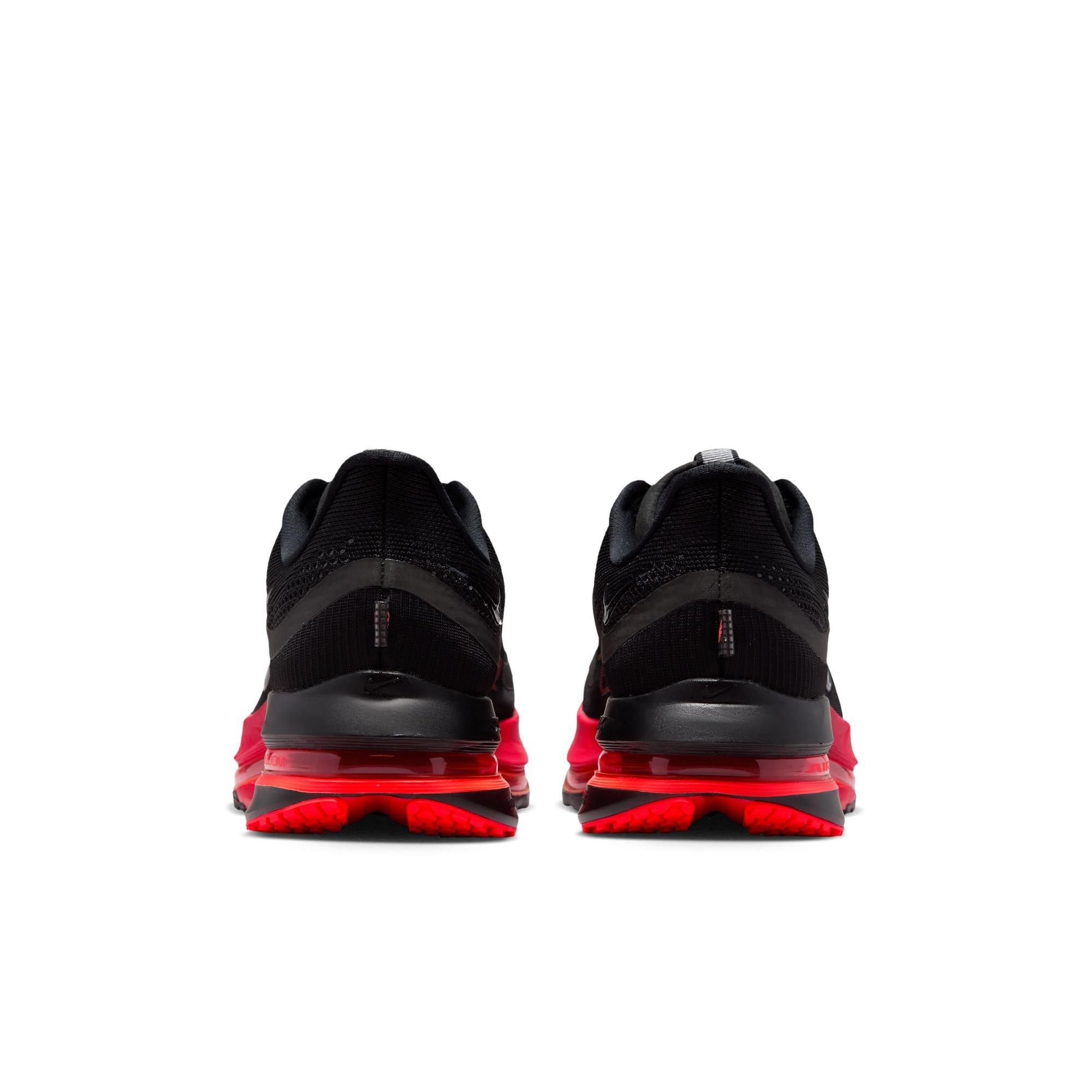 Nike Pegasus Premium "Black/University Red" Men's Road Running Shoe - BLACK/RED Thumbnail View 7