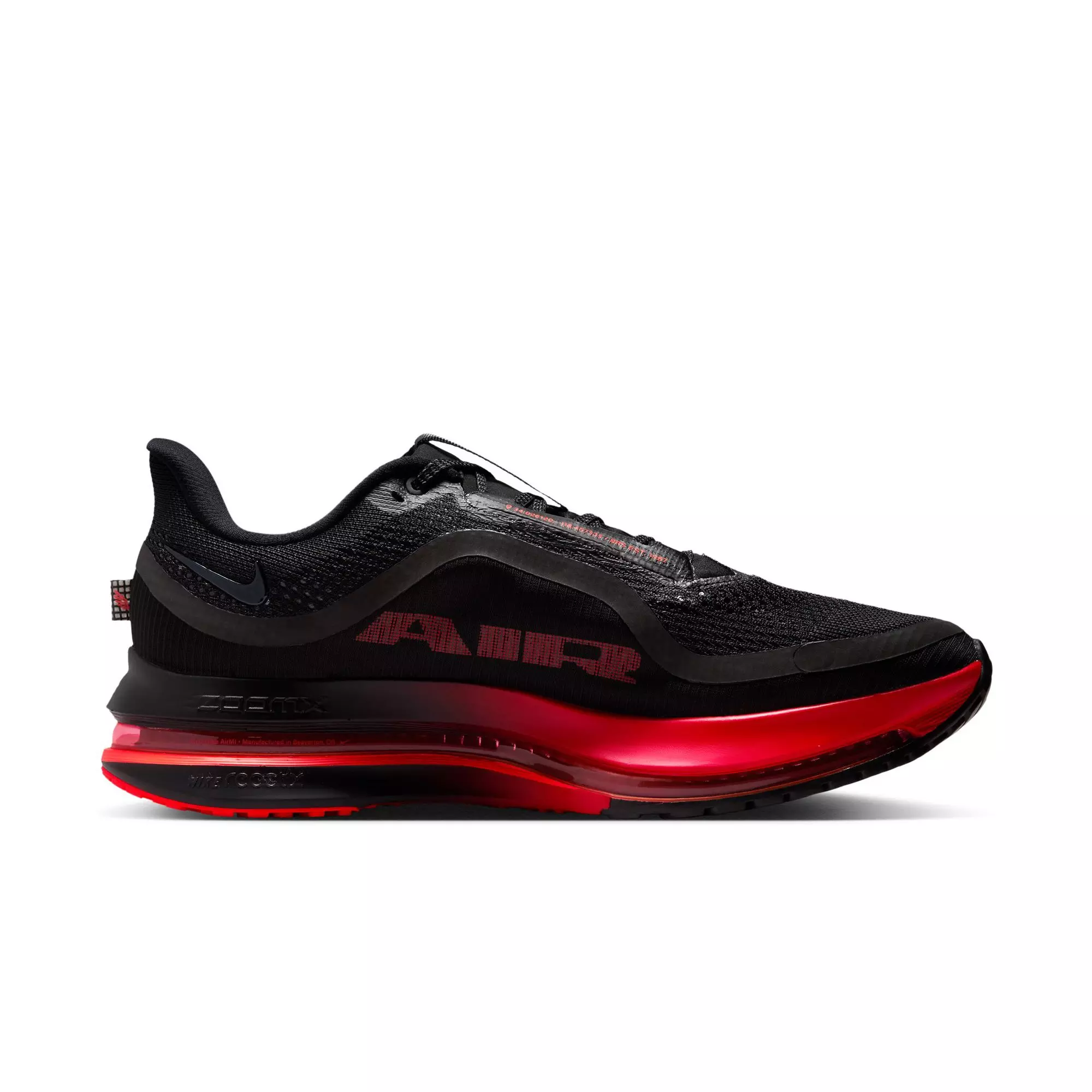 Nike Pegasus Premium "Black/University Red" Men's Road Running Shoe - BLACK/RED