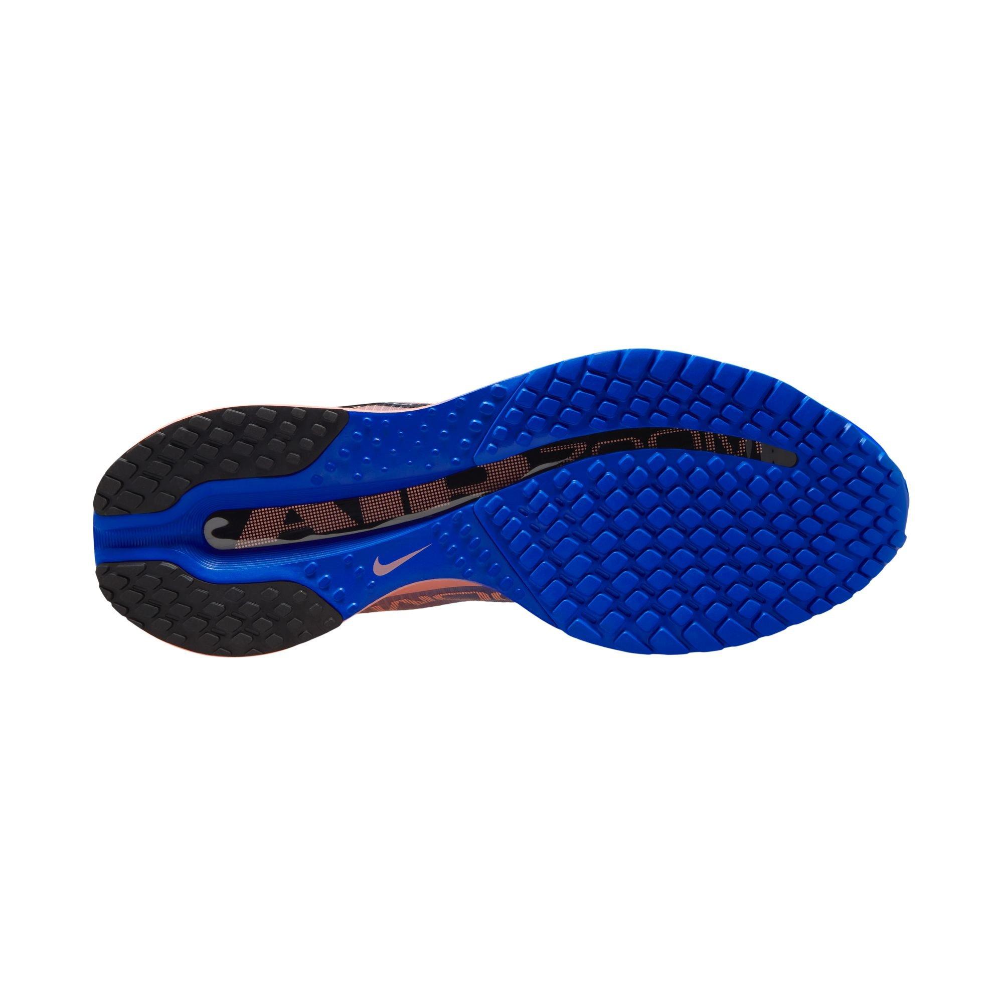 Nike Pegasus Premium "Racer Blue/Black/Atomic Pink/Volt Tint" Men's Running Shoe - WHITE/ORANGE Thumbnail View 9