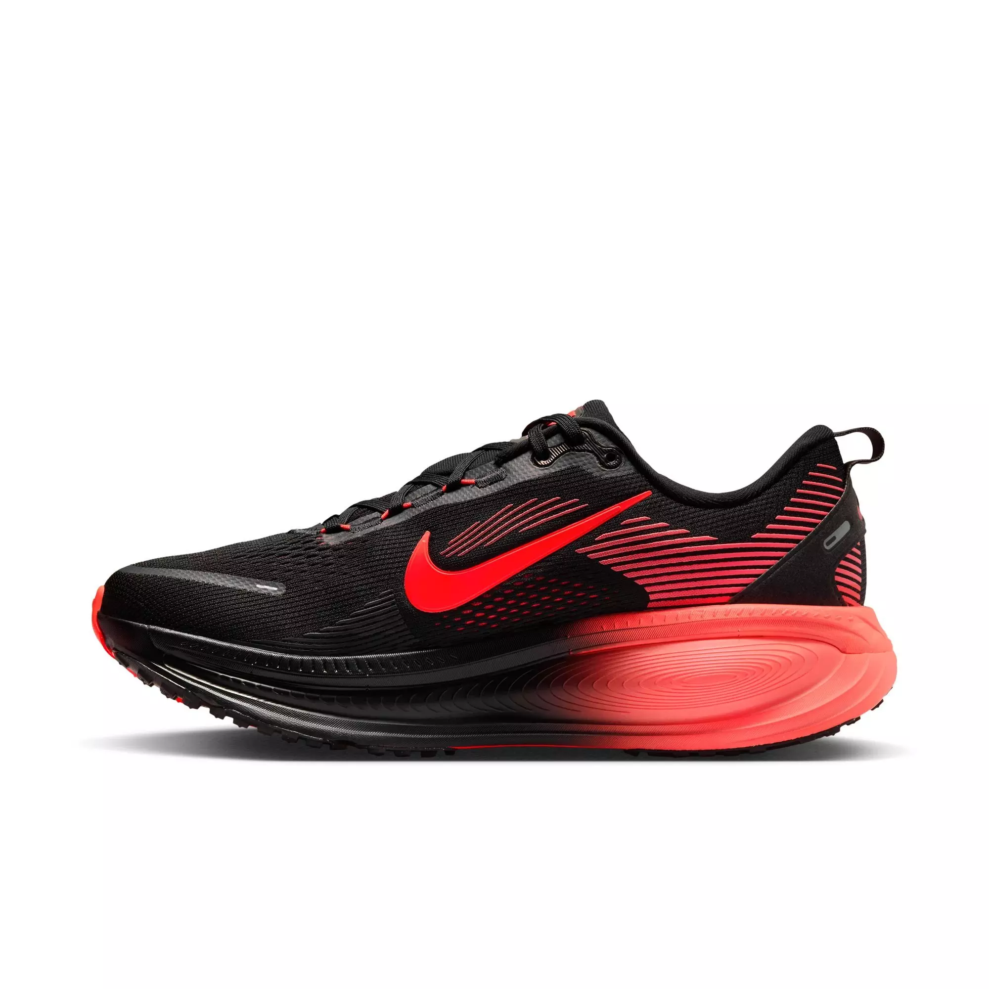 Nike Vomero 18 "Black/Bright Crimson/University Red" Men's Road Running Shoe - BLACK/RED