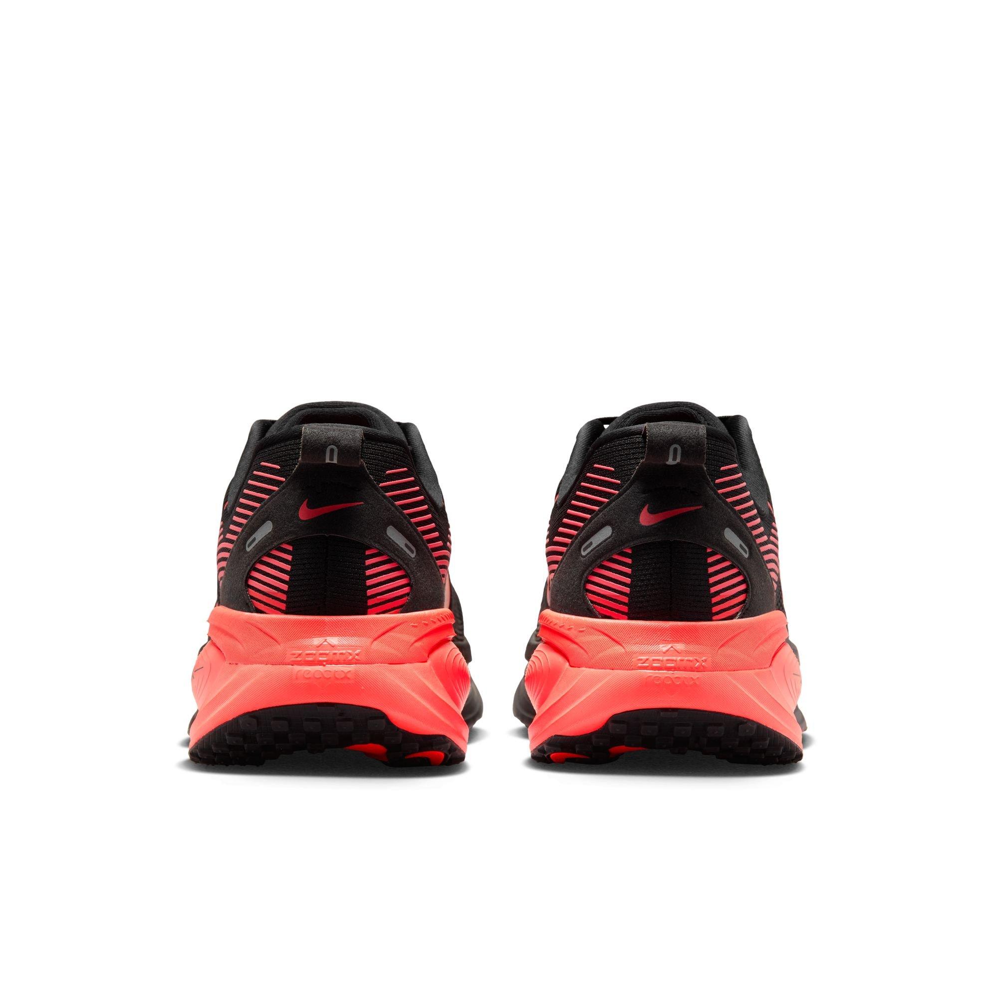 Nike Vomero 18 "Black/Bright Crimson/University Red" Men's Road Running Shoe - BLACK/RED Thumbnail View 7