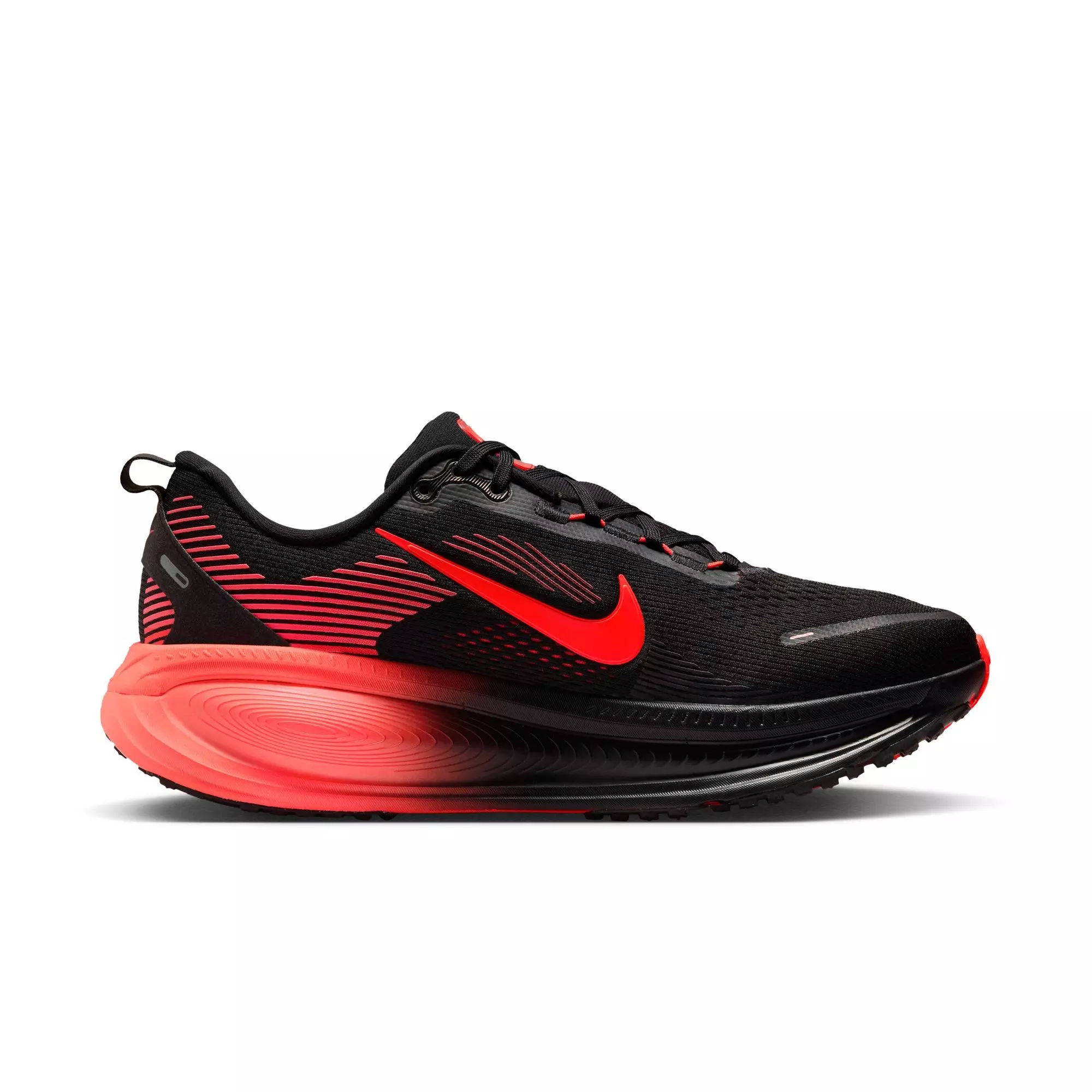 Nike Vomero 18 "Black/Bright Crimson/University Red" Men's Road Running Shoe - BLACK/RED