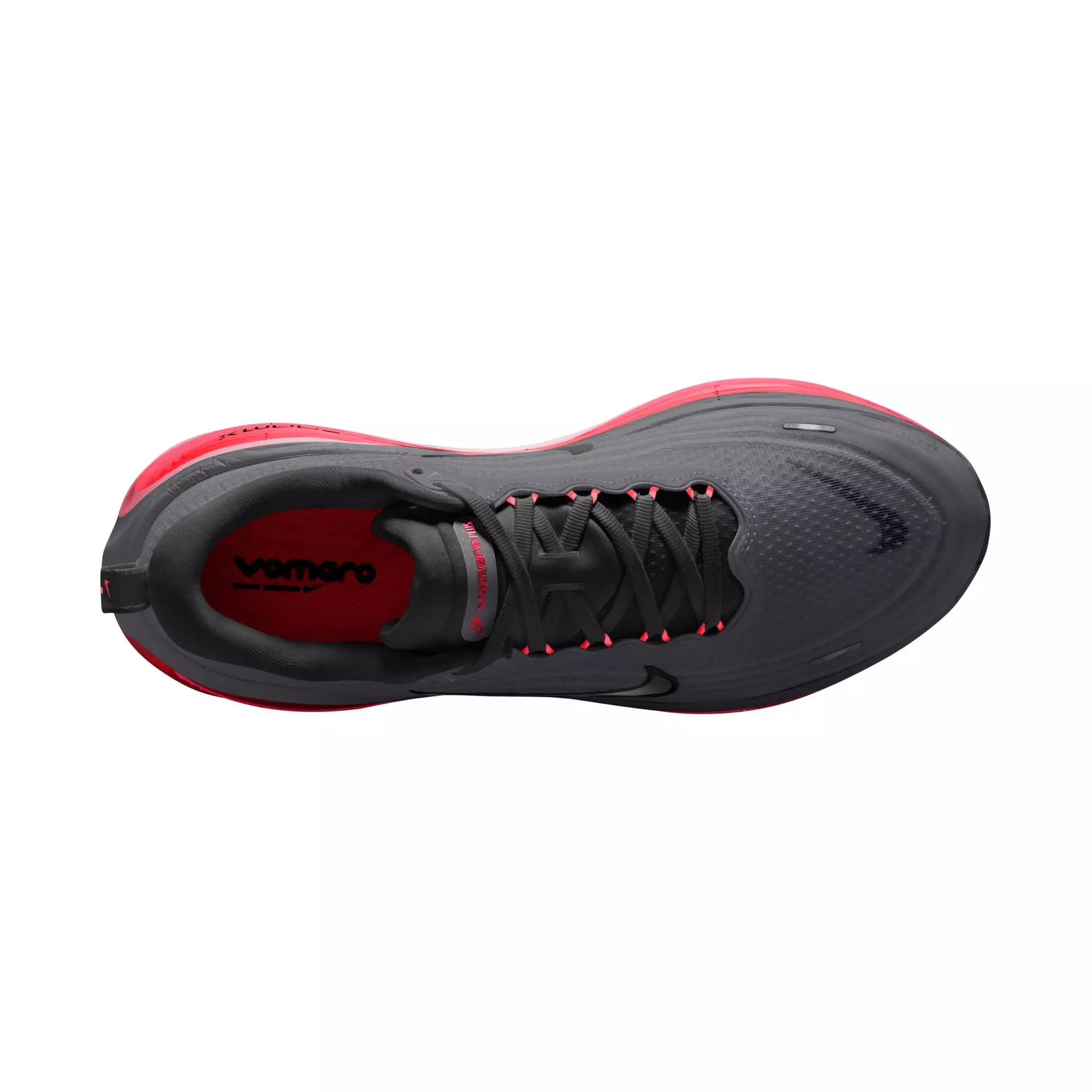 Nike Vomero Plus "Anthracite/Black/Bright Crimson" Men's Road Running Shoe - BLACK/RED