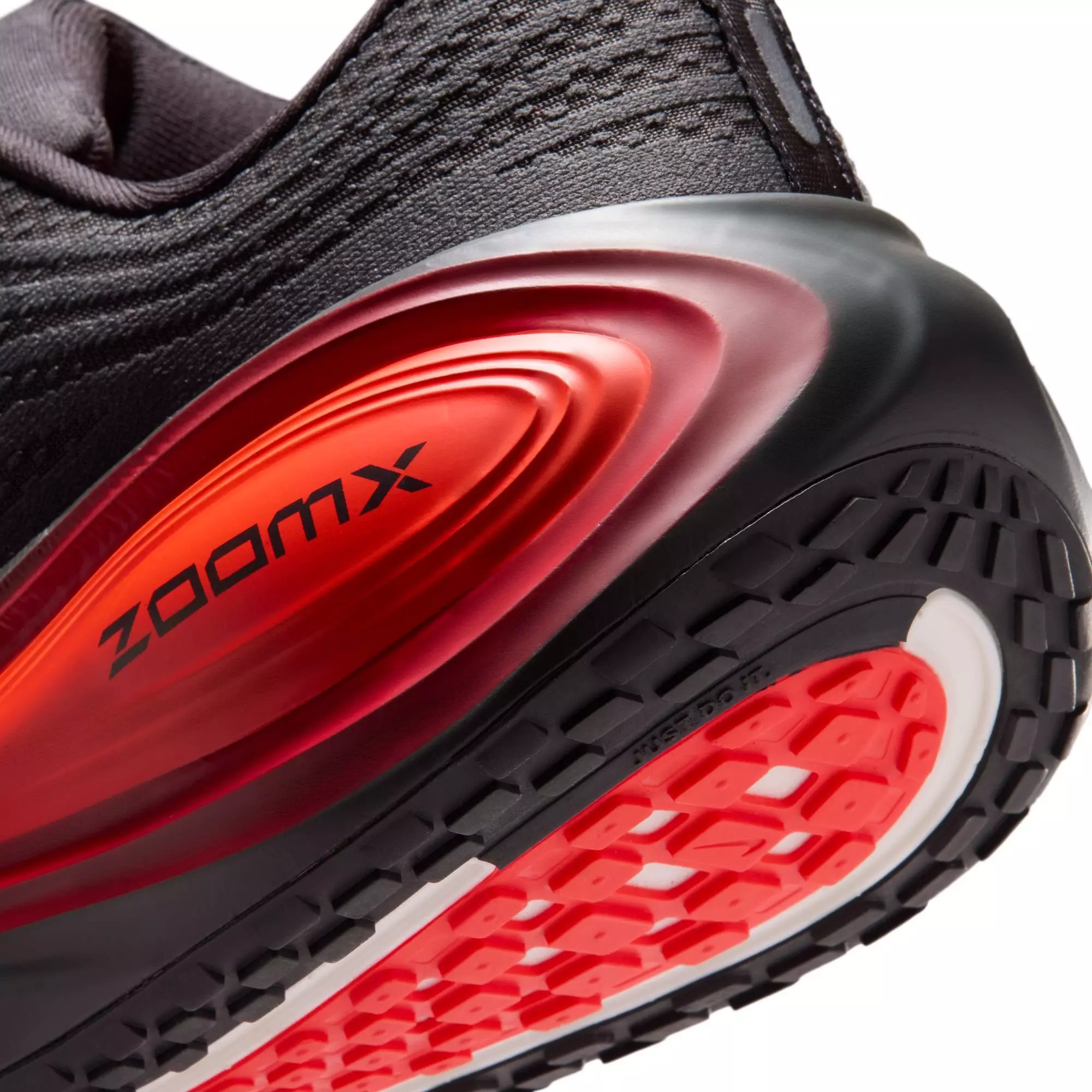Nike Vomero Plus "Anthracite/Black/Bright Crimson" Men's Road Running Shoe - BLACK/RED