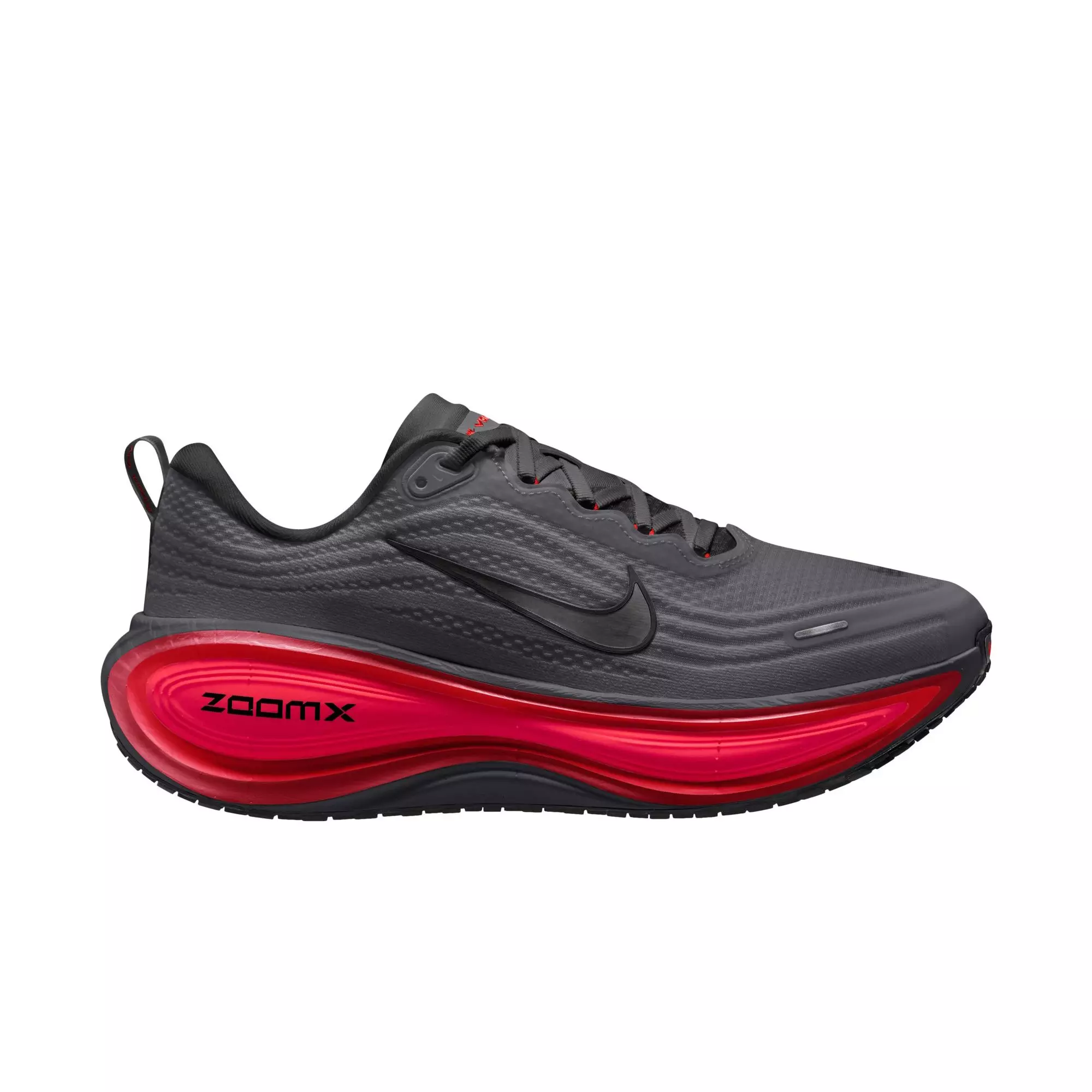 Nike Vomero Plus "Anthracite/Black/Bright Crimson" Men's Road Running Shoe - BLACK/RED
