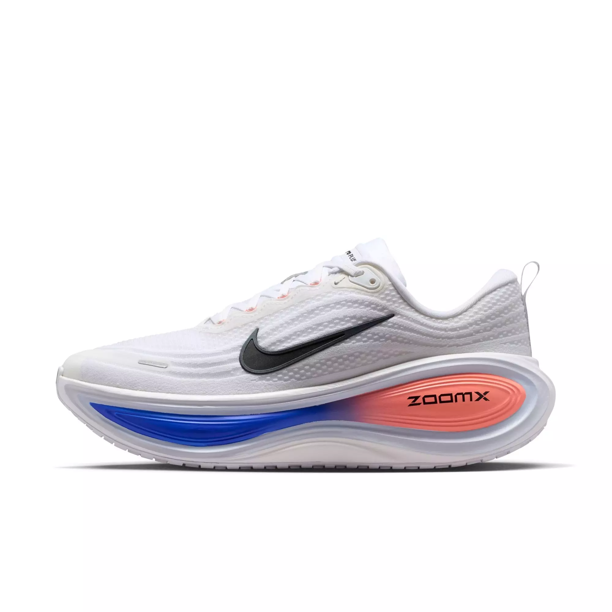 Nike Vomero Plus "White/Black/Atomic Pink/Racer Blue" Men's Road Running Shoe - WHITE/ORANGE