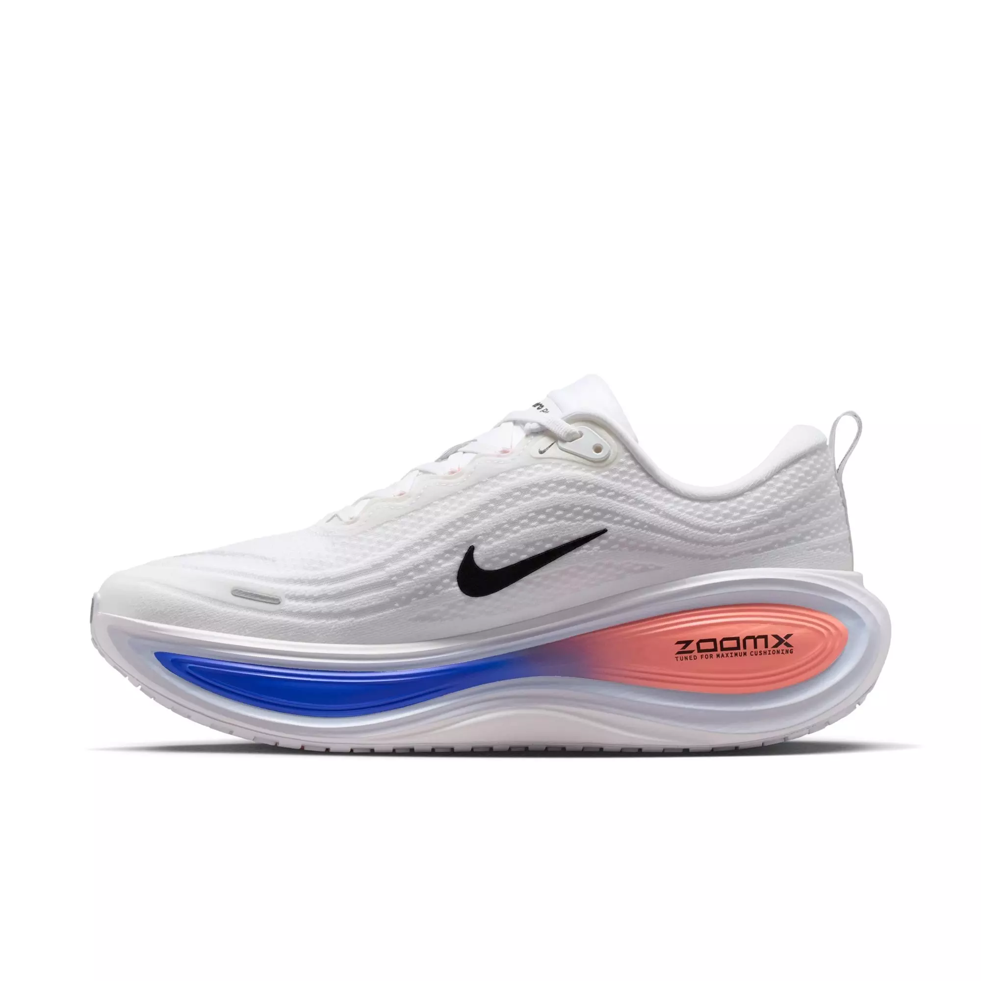 Nike Vomero Plus "White/Black/Atomic Pink/Racer Blue" Men's Road Running Shoe - WHITE/ORANGE