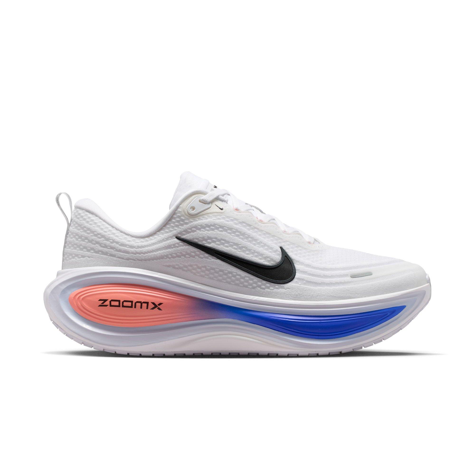 Nike Vomero Plus "White/Black/Atomic Pink/Racer Blue" Men's Road Running Shoe - WHITE/ORANGE Thumbnail View 1