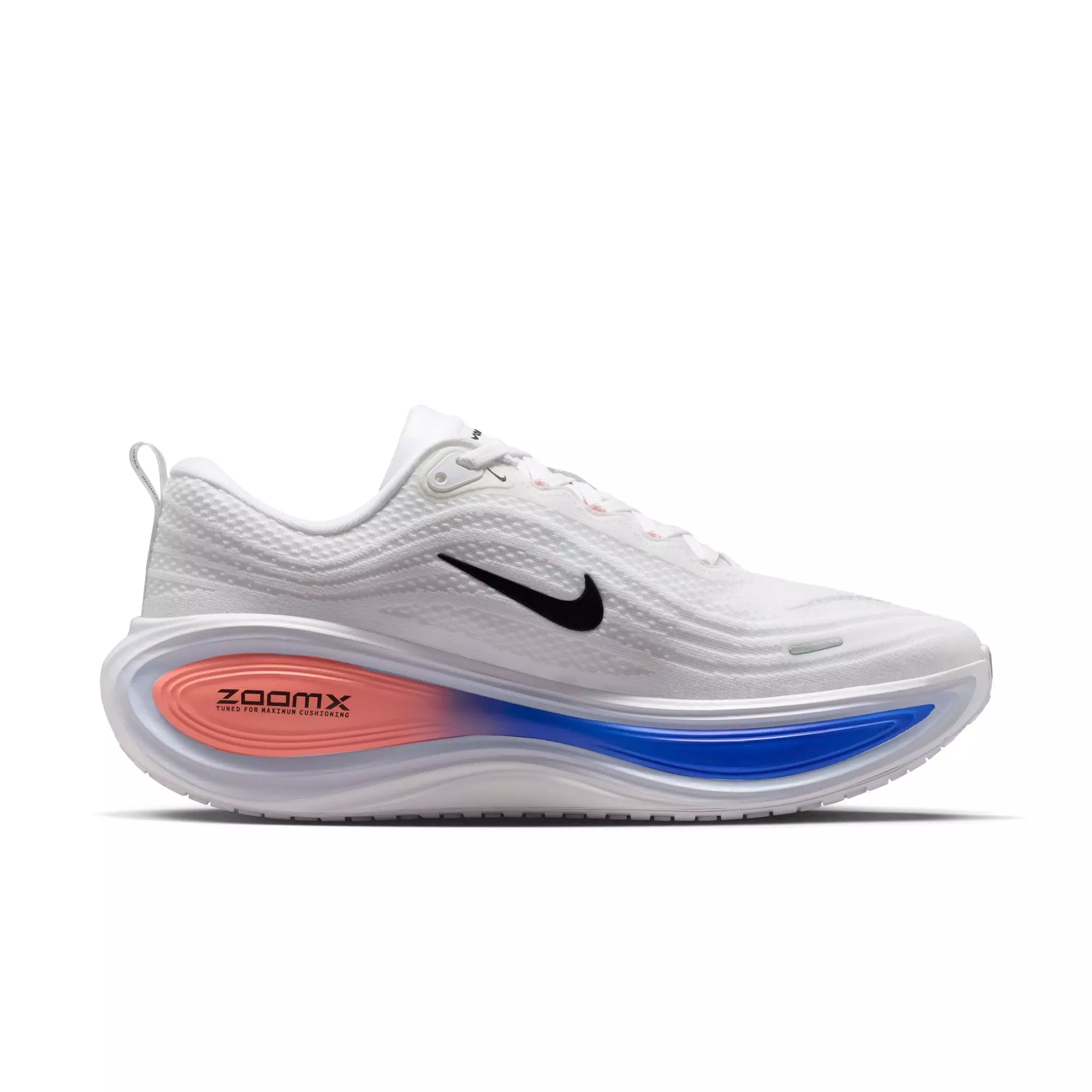 Nike Vomero Plus "White/Black/Atomic Pink/Racer Blue" Men's Road Running Shoe - WHITE/ORANGE