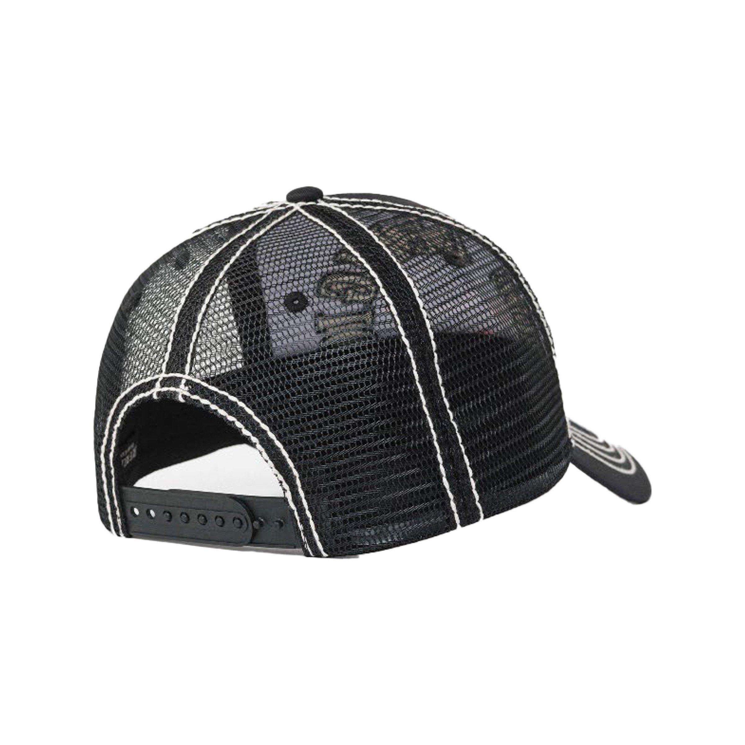 True Religion Snake Trucker Hat-Black - BLACK Thumbnail View 3