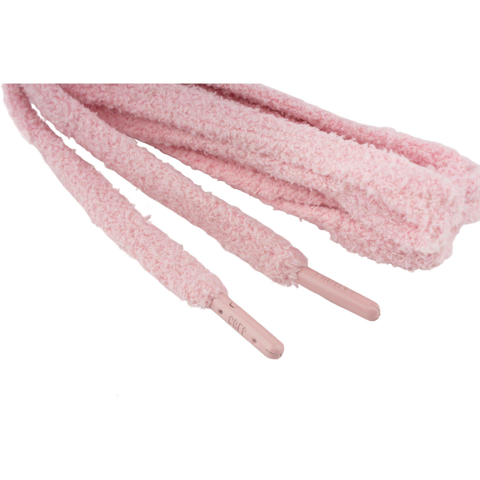 Crep Protect Fuzzy Pink Shoe Laces