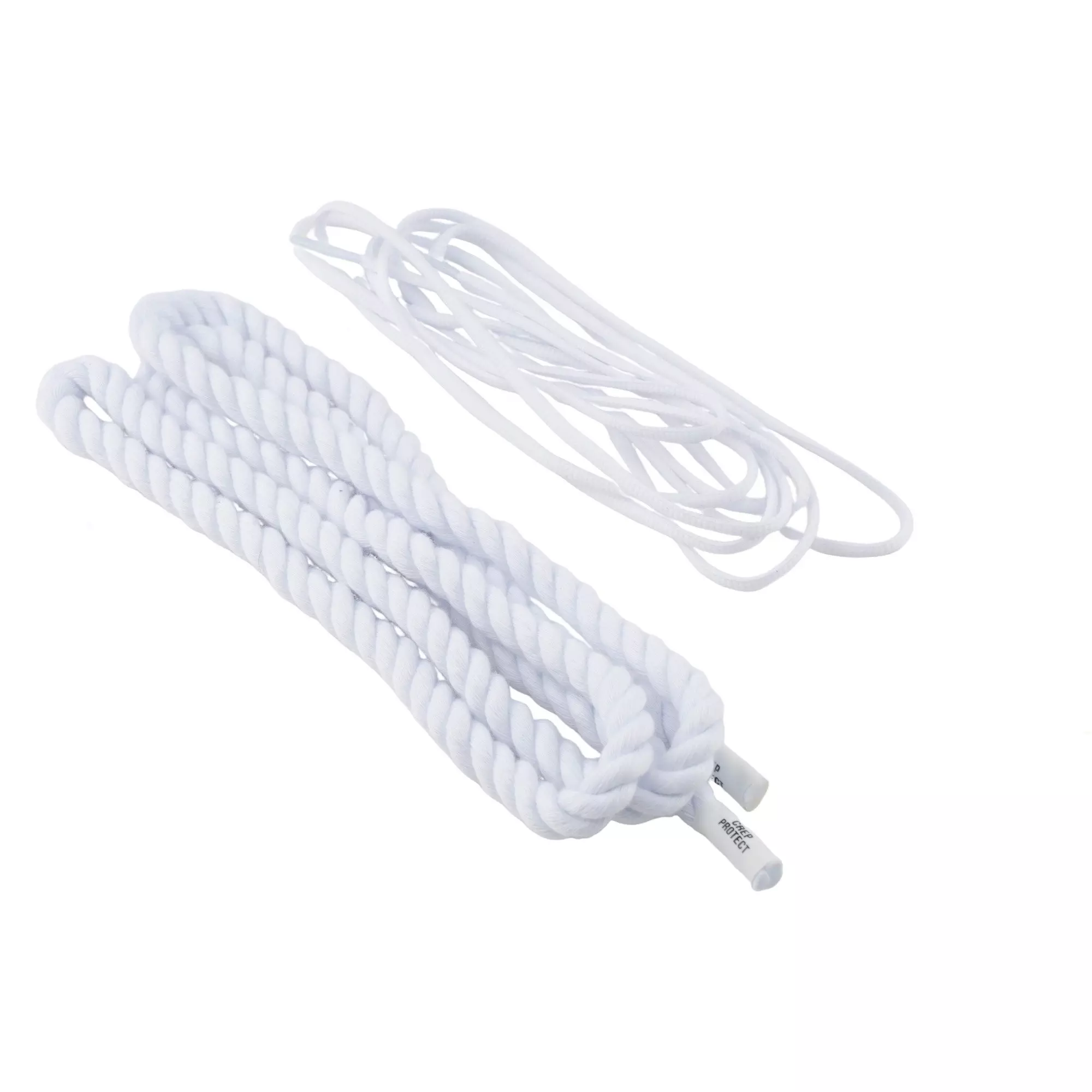 Crep Protect Fuzzy Shoe Laces-White - WHITE