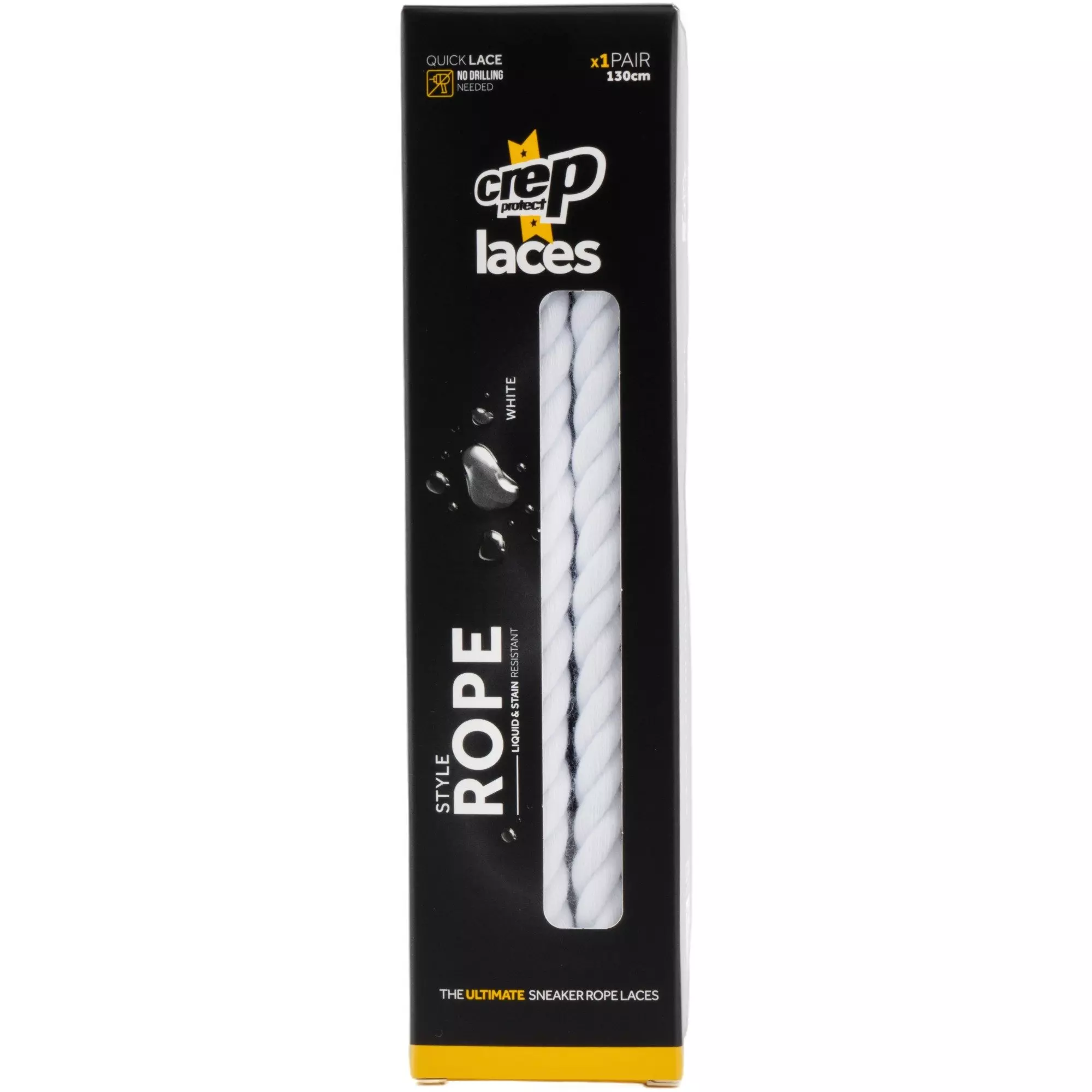 Crep Protect Fuzzy Shoe Laces-White - WHITE