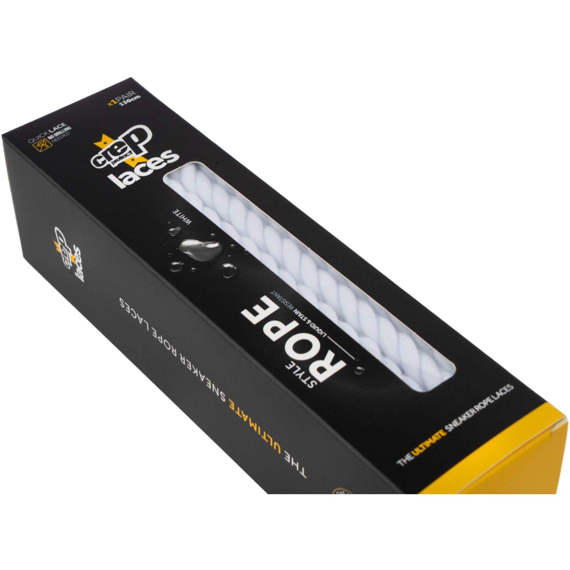 Crep Protect Fuzzy White Shoe Laces