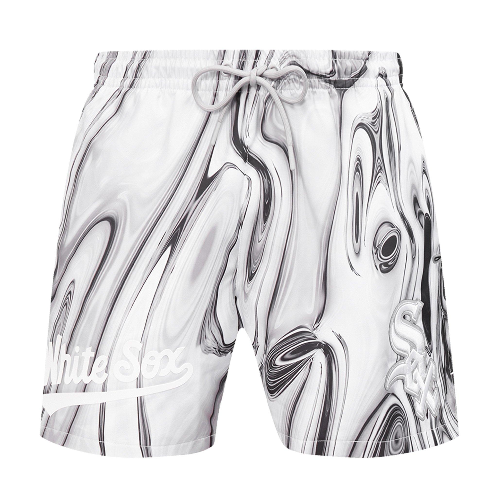 Pro Standard Chicago White Sox Met Silver Shorts-Silver - SILVER Thumbnail View 1