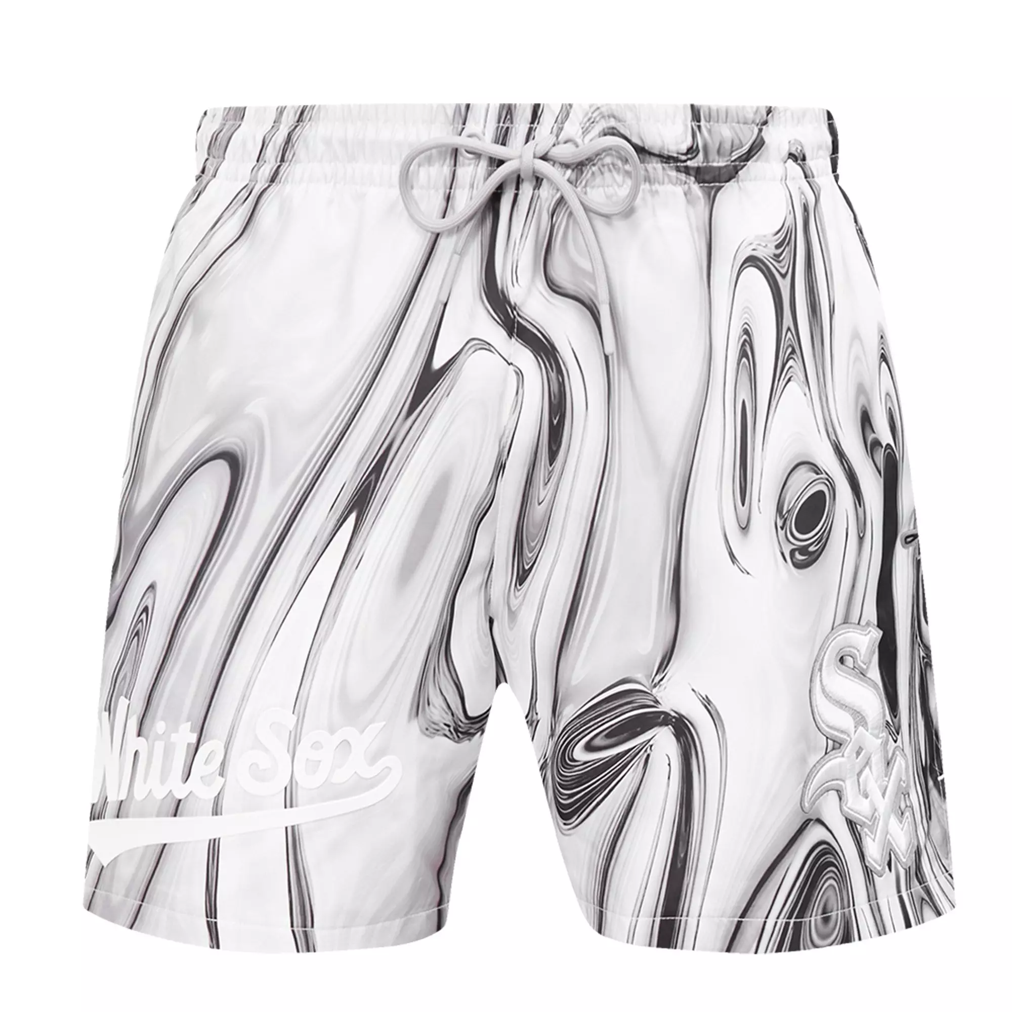 Pro Standard Chicago White Sox Met Silver Shorts-Silver - SILVER
