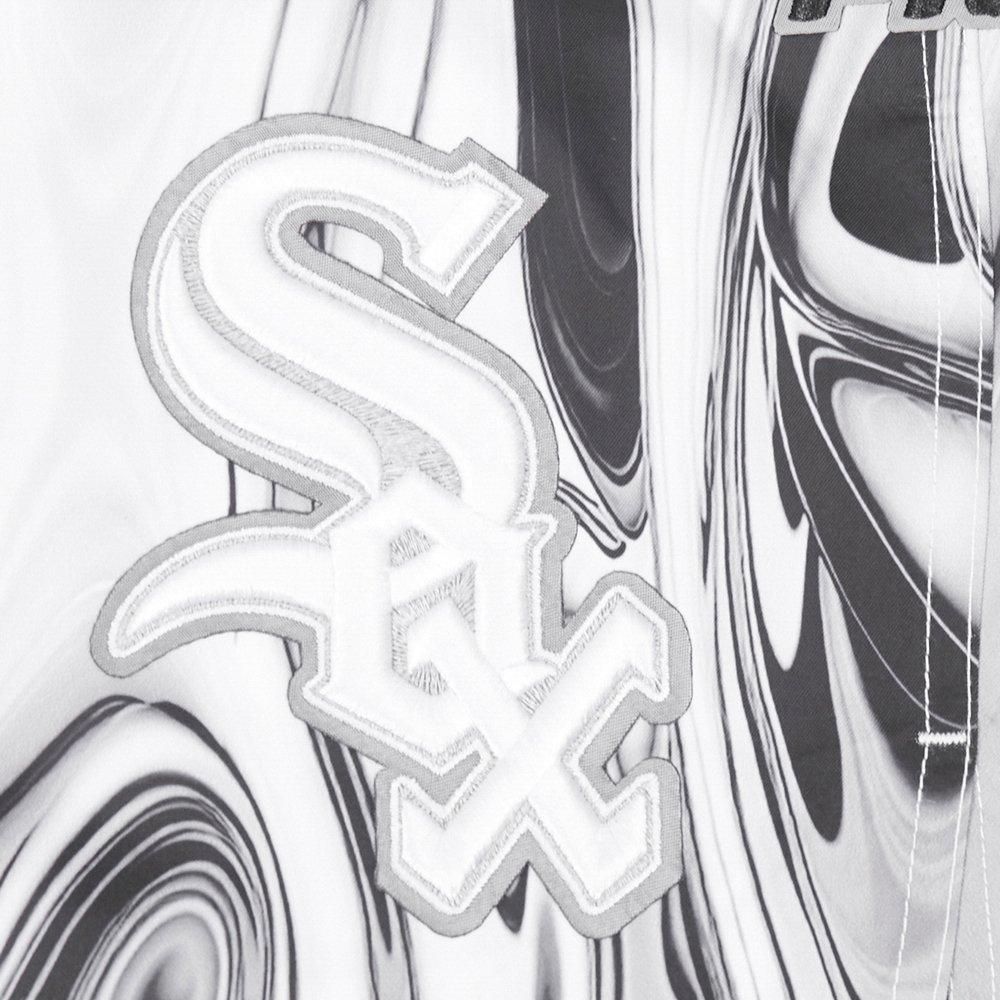 Pro Standard Chicago White Sox Met Silver Shorts-Silver - SILVER Thumbnail View 6