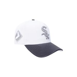 New Era Chicago White Sox Met Silver Snapback Hat-White