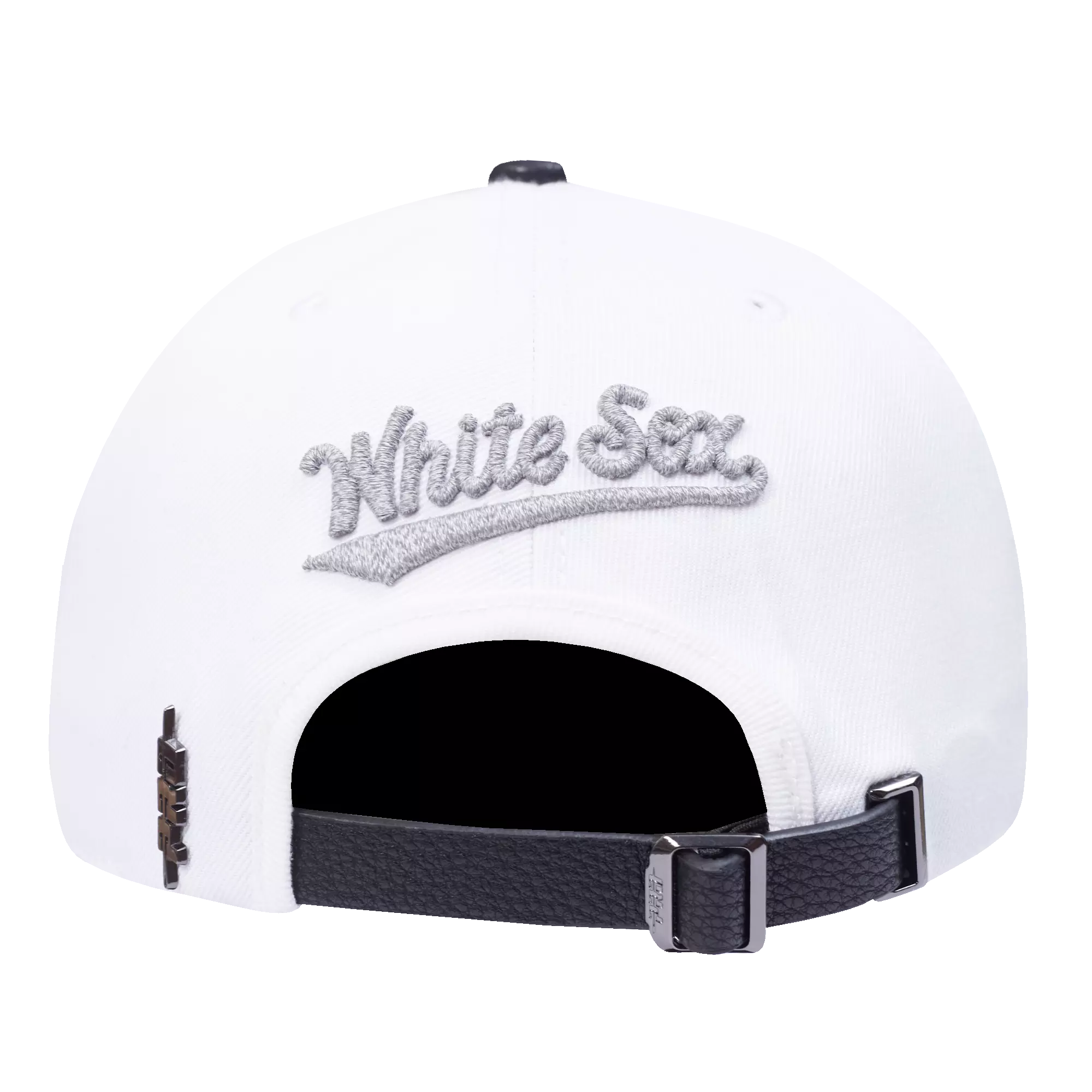 New Era Chicago White Sox Met Silver Snapback Hat-White - WHITE/BLACK