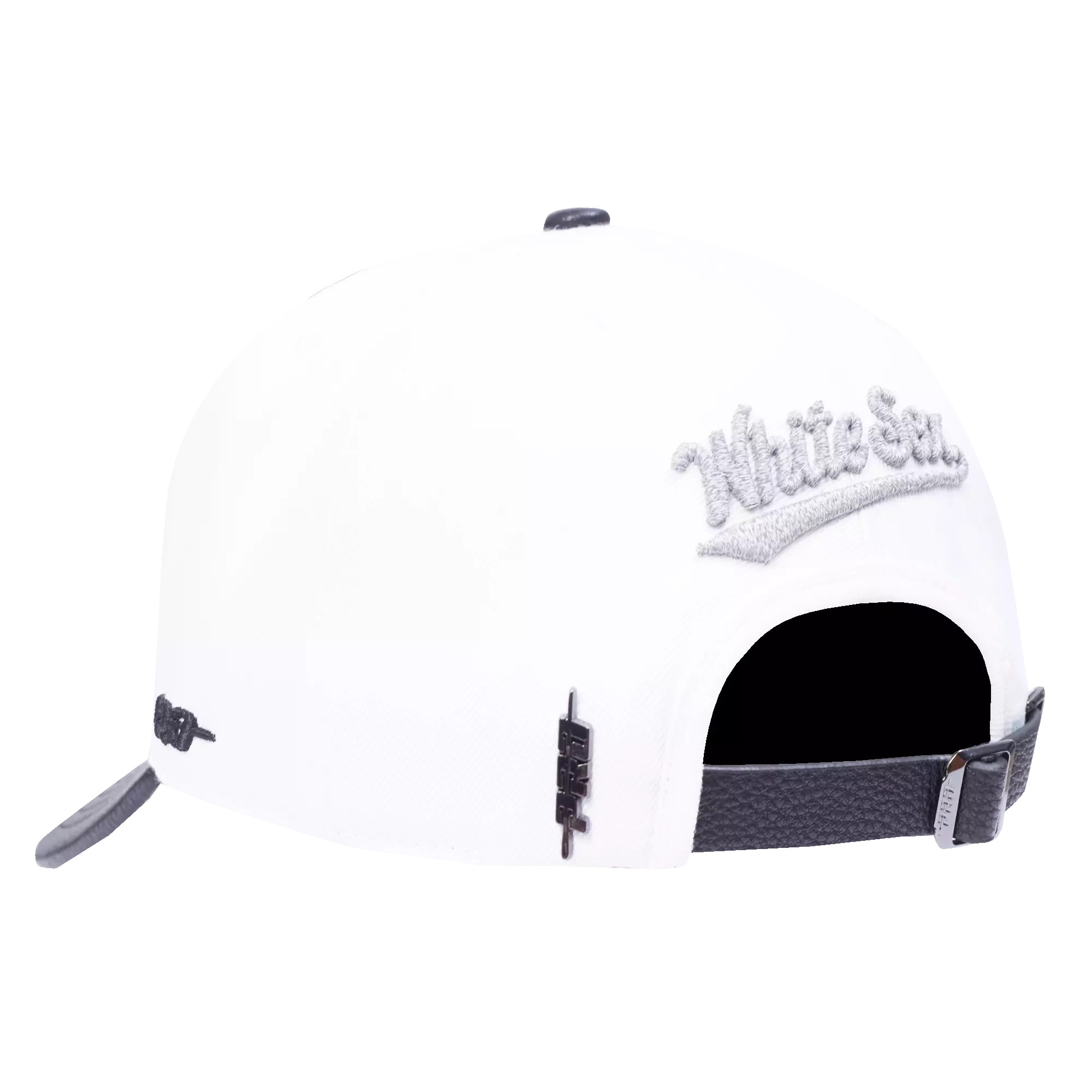 New Era Chicago White Sox Met Silver Snapback Hat-White - WHITE/BLACK