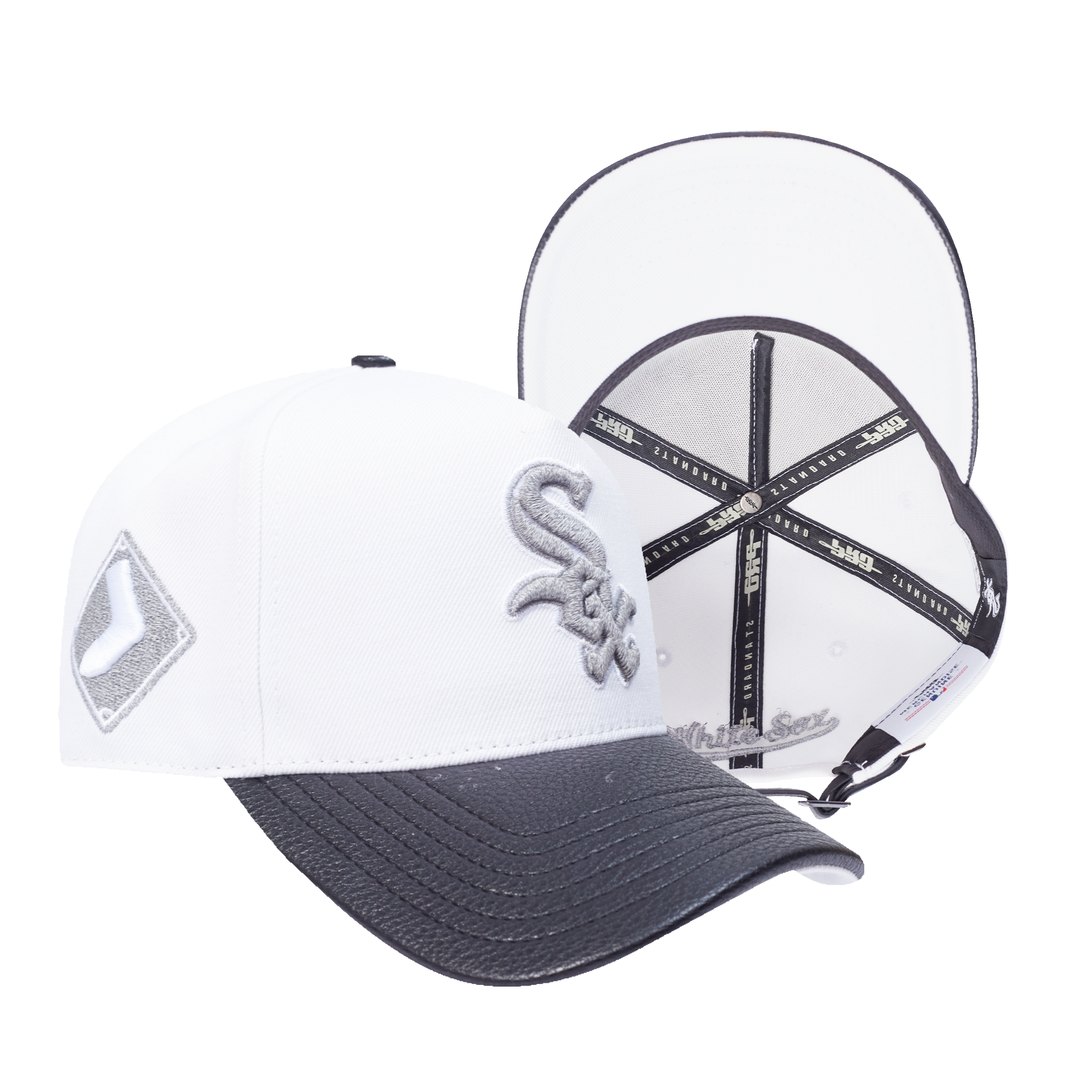 New Era Chicago White Sox Met Silver White Snapback Hat