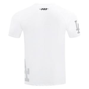 Pro Standard Los Angeles Dodgers Met Silver Tee-White
