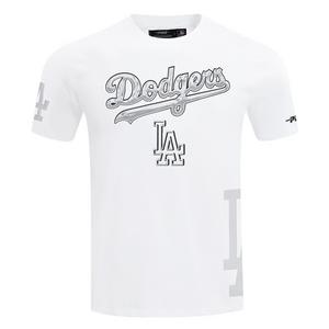 Pro Standard Los Angeles Dodgers Met Silver Tee-White