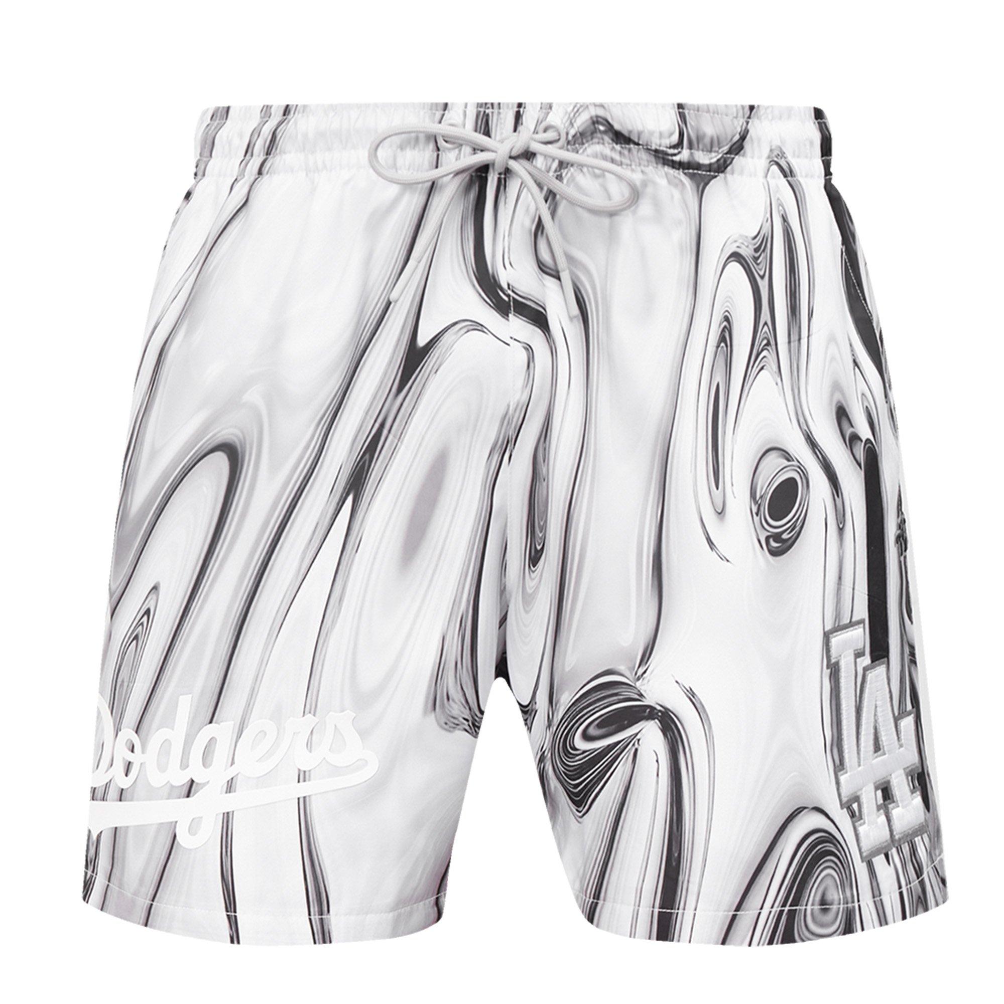 Pro Standard Los Angeles Dodgers Met Silver Short Pants-Silver - SILVER Thumbnail View 1