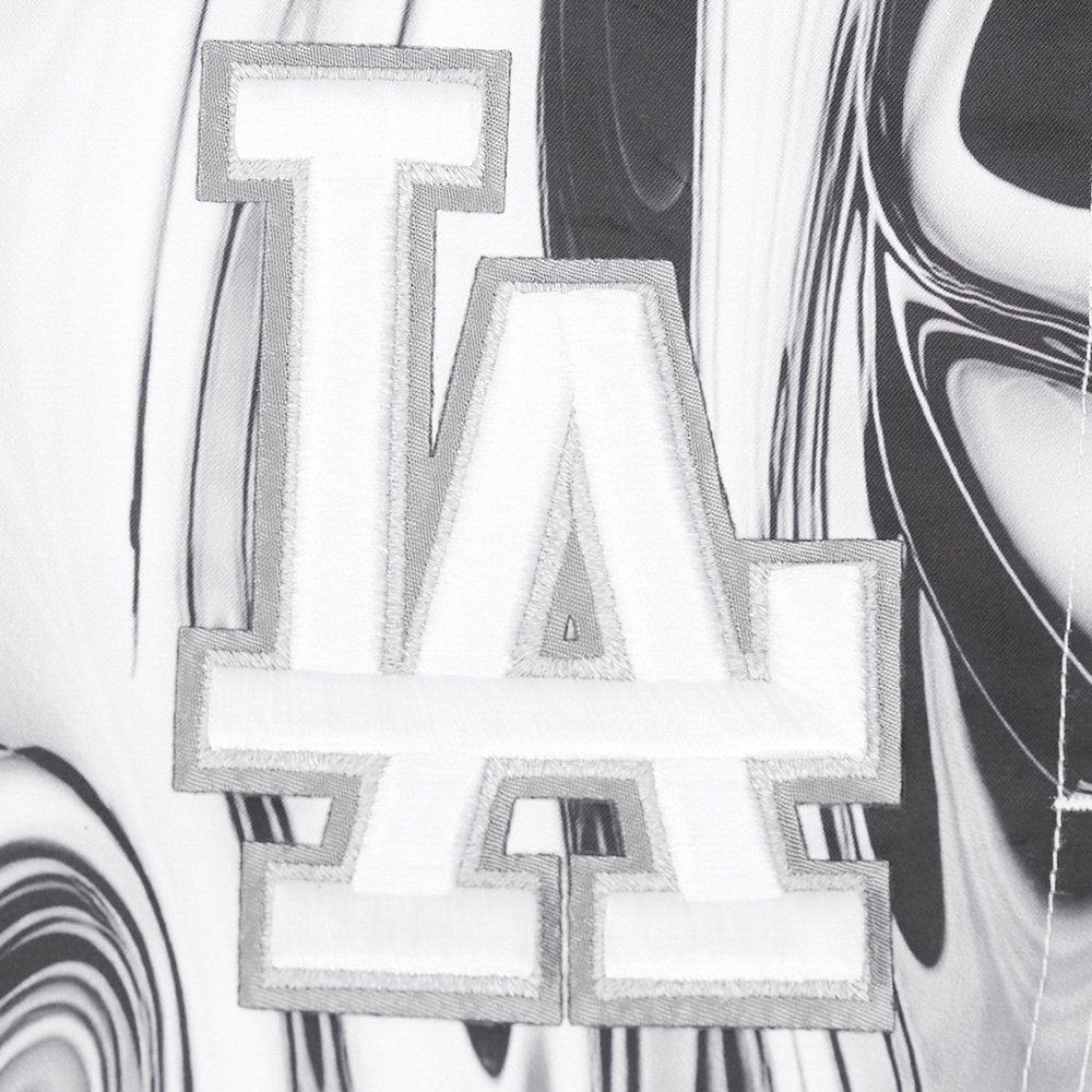 Pro Standard Los Angeles Dodgers Met Silver Short Pants-Silver - SILVER Thumbnail View 6