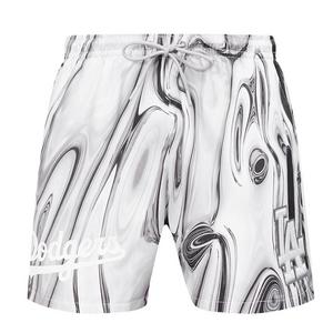 Pro Standard Los Angeles Dodgers Met Silver Short Pants-Silver