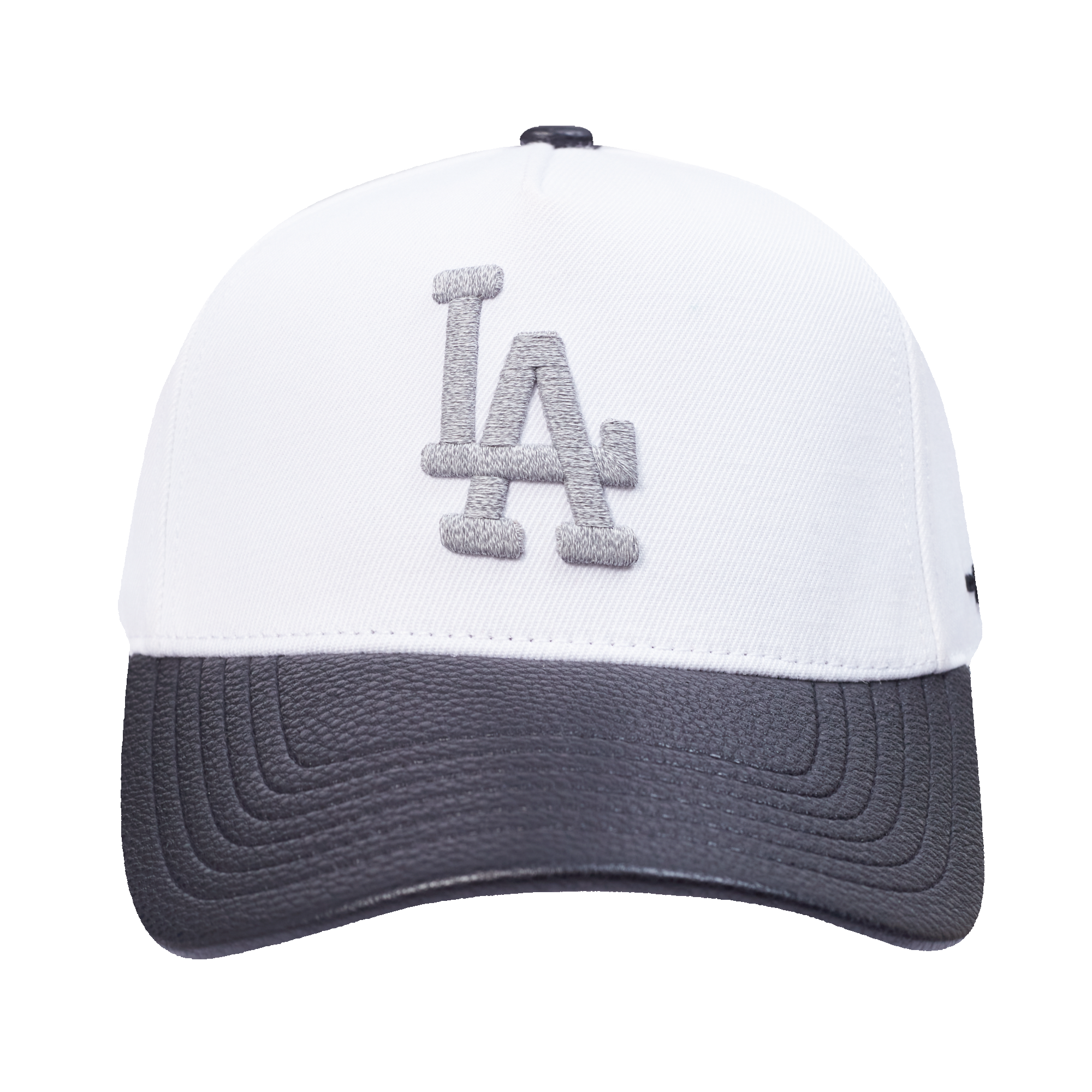 New Era Los Angeles Dodgers Met Silver White Snapback Hat
