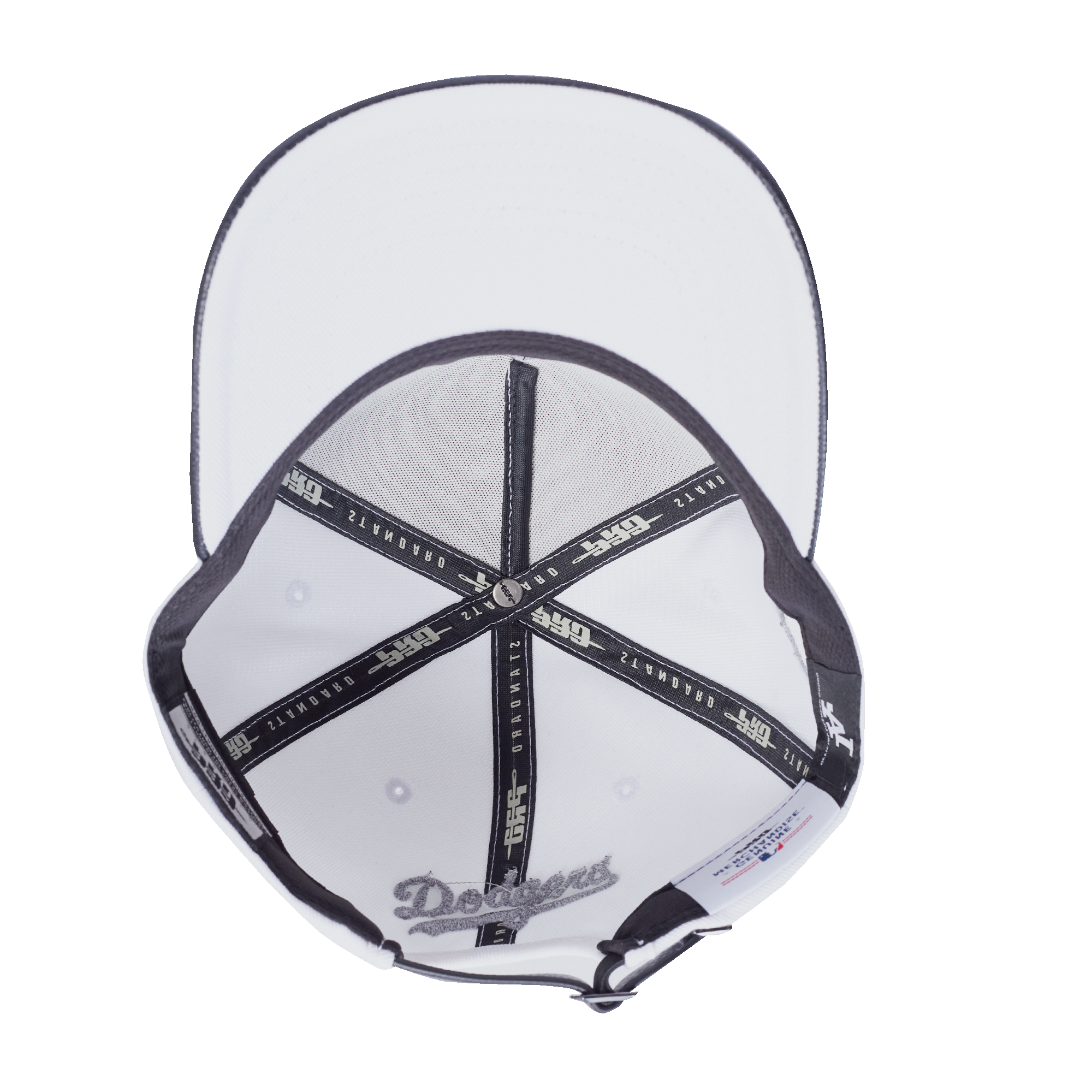 New Era Los Angeles Dodgers Met Silver White Snapback Hat