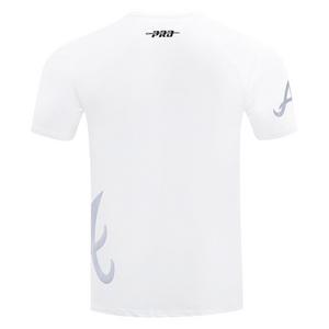 Pro Standard Atlanta Braves Met Silver Tee-White