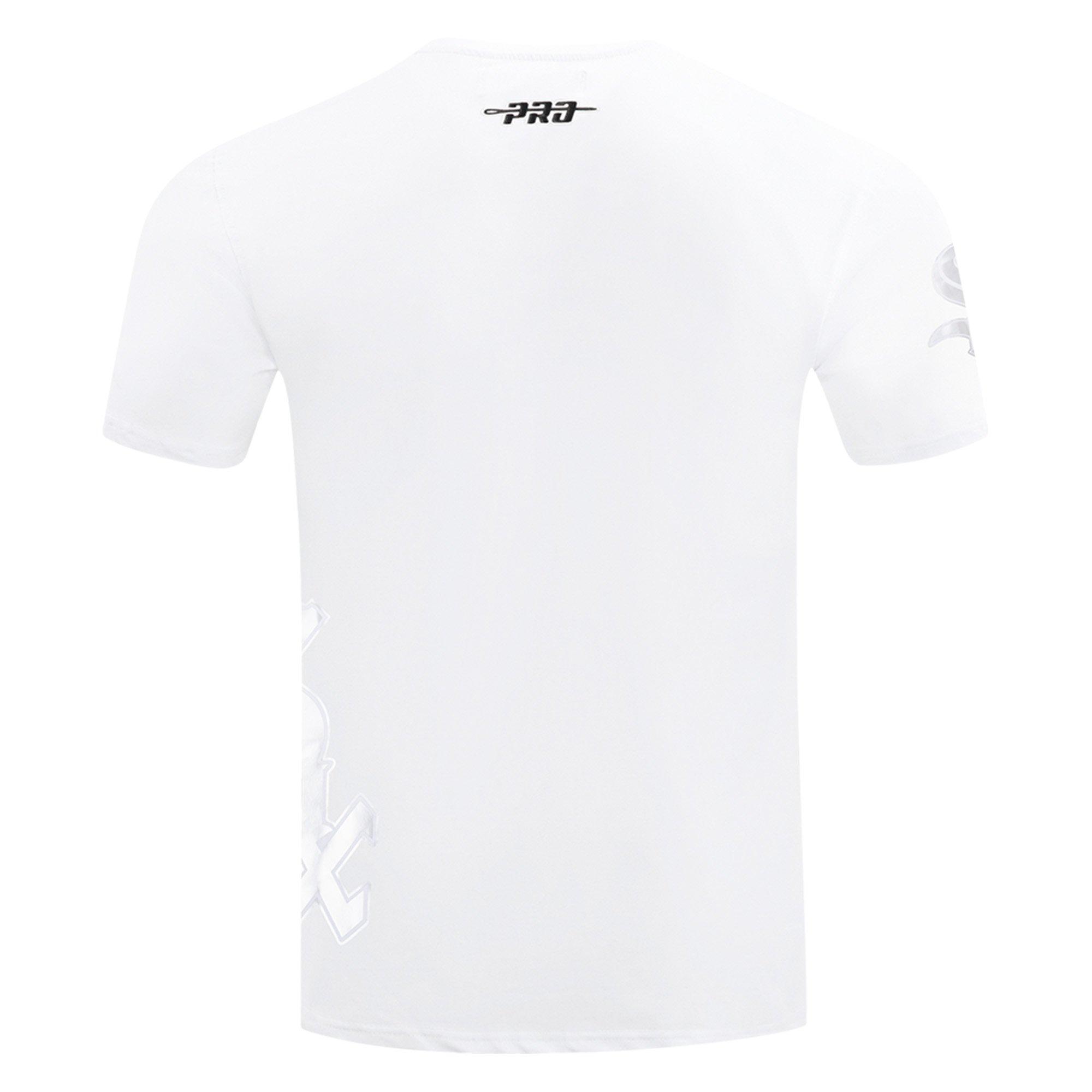 Pro Standard Chicago White Sox Met Silver Tee-White - WHITE Thumbnail View 2