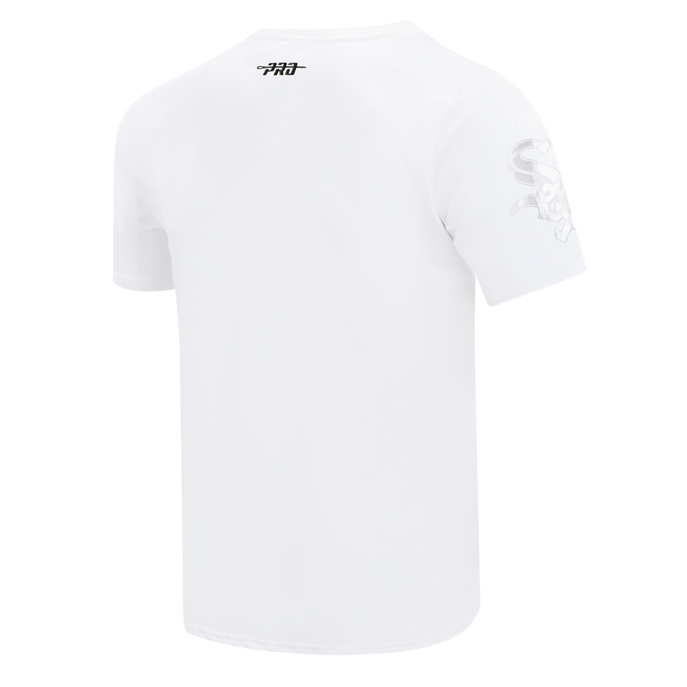 Pro Standard Chicago White Sox Met Silver Tee-White - WHITE Thumbnail View 4