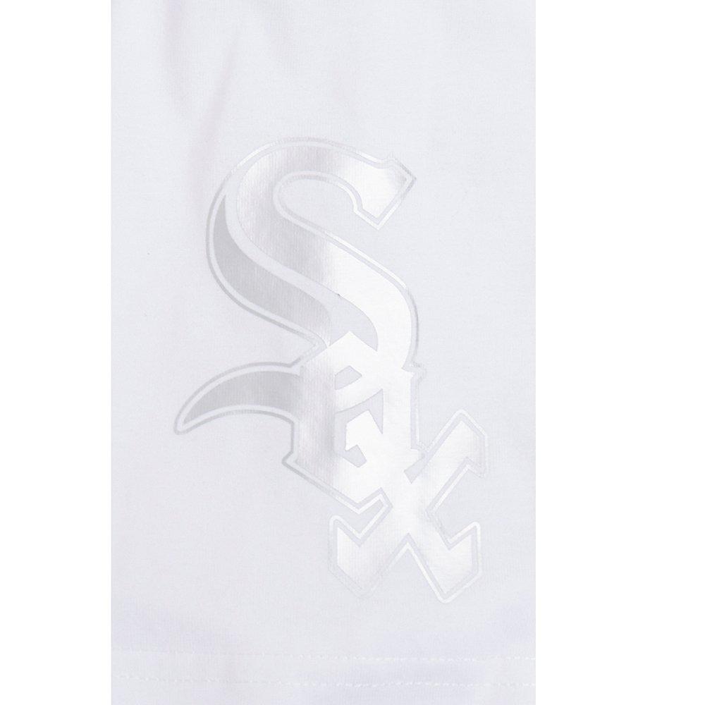 Pro Standard Chicago White Sox Met Silver Tee-White - WHITE Thumbnail View 7