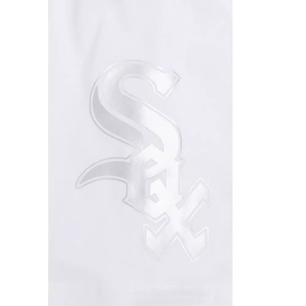 Pro Standard Chicago White Sox Met Silver Tee-White - WHITE