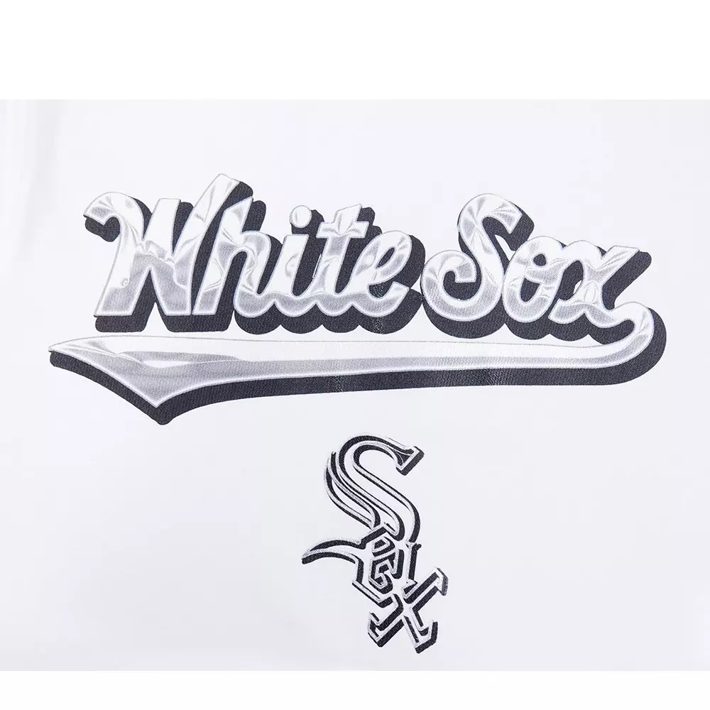 Pro Standard Chicago White Sox Met Silver Tee-White - WHITE