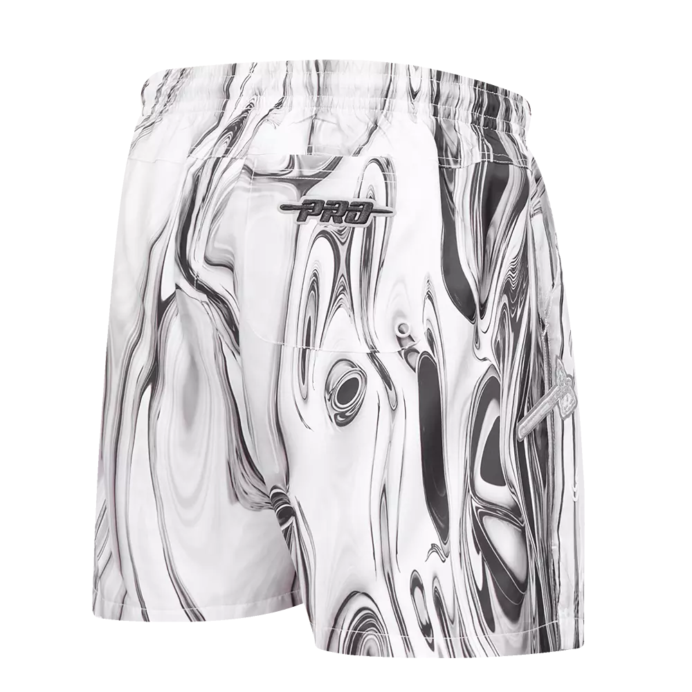 Pro Standard Atlanta Braves Met Silver Short Pants-Silver - SILVER